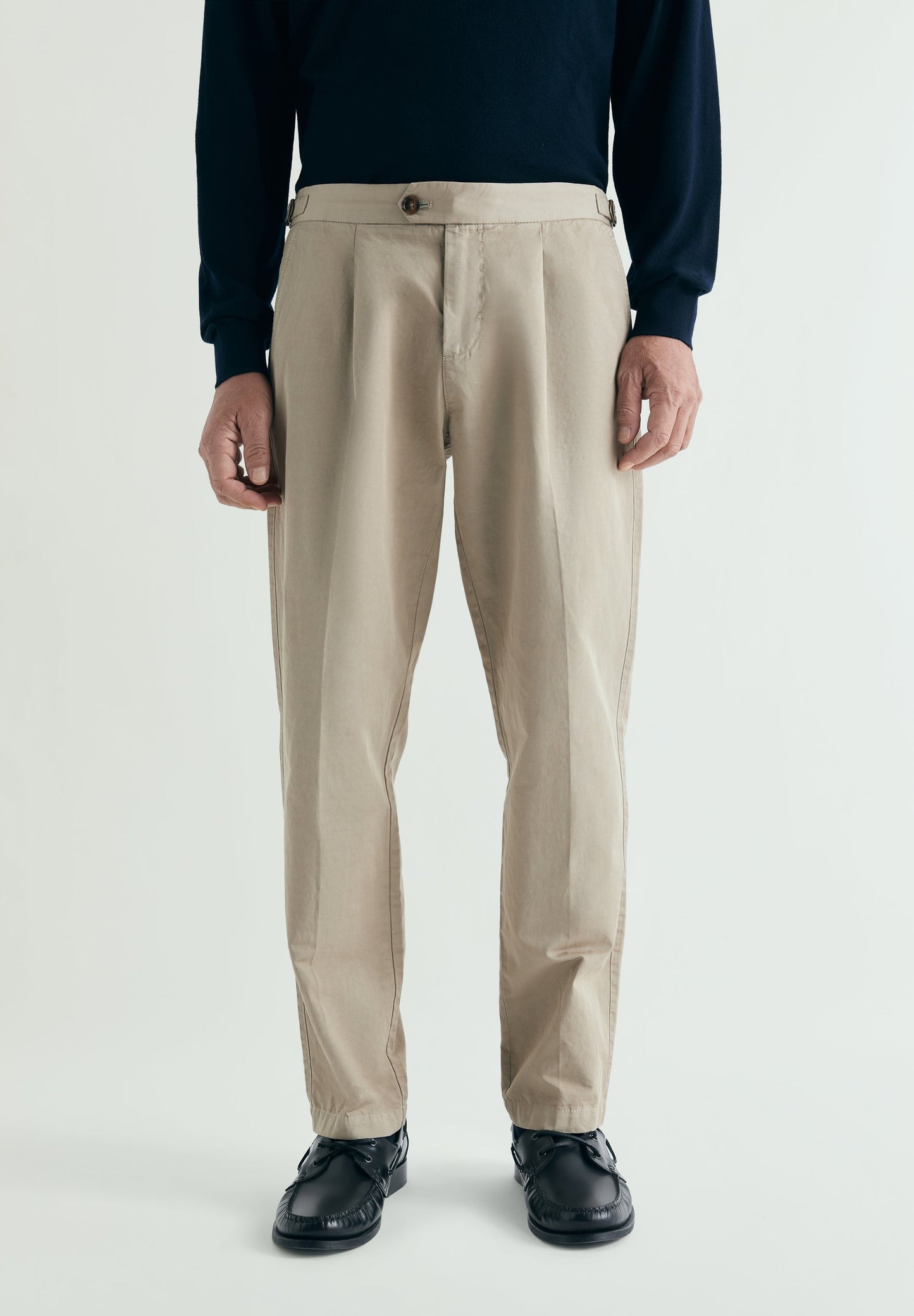 SLIM FIT DARTED TROUSERS