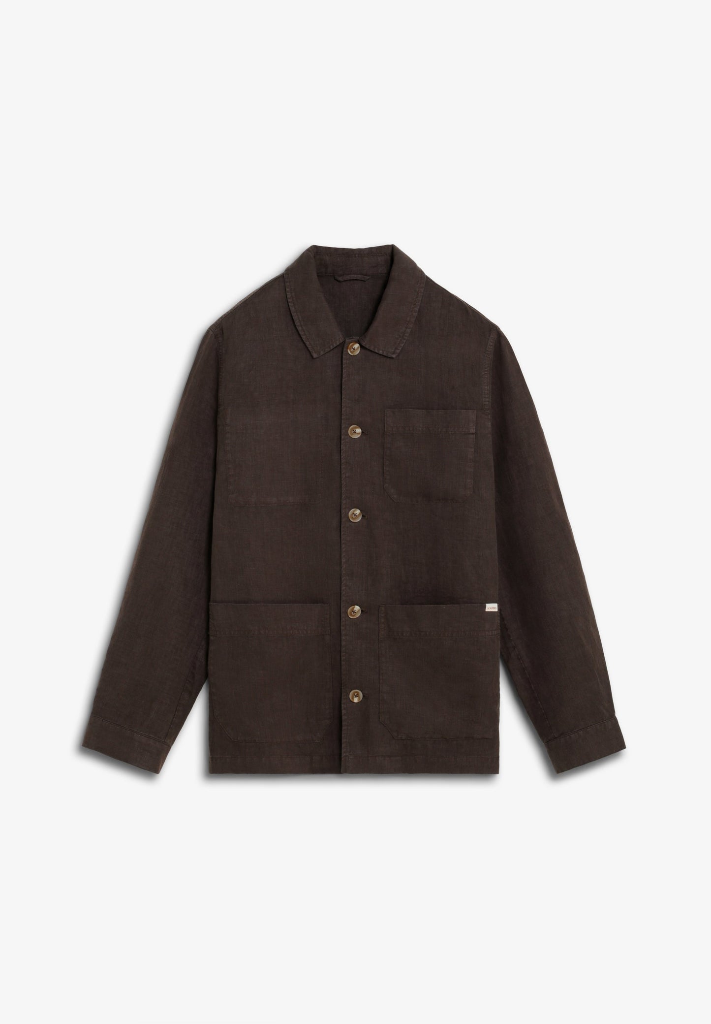 LINEN OVERSHIRT WITH POCKETS