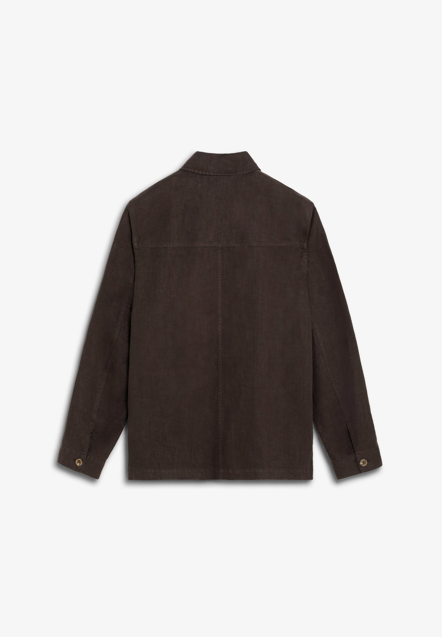 LINEN OVERSHIRT WITH POCKETS
