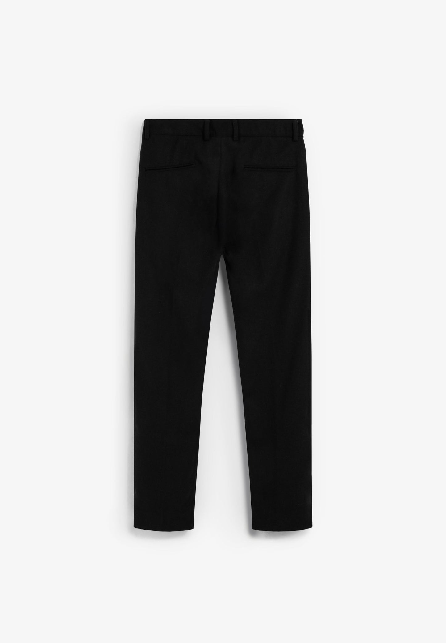 DARTED WOOL BLEND TROUSERS