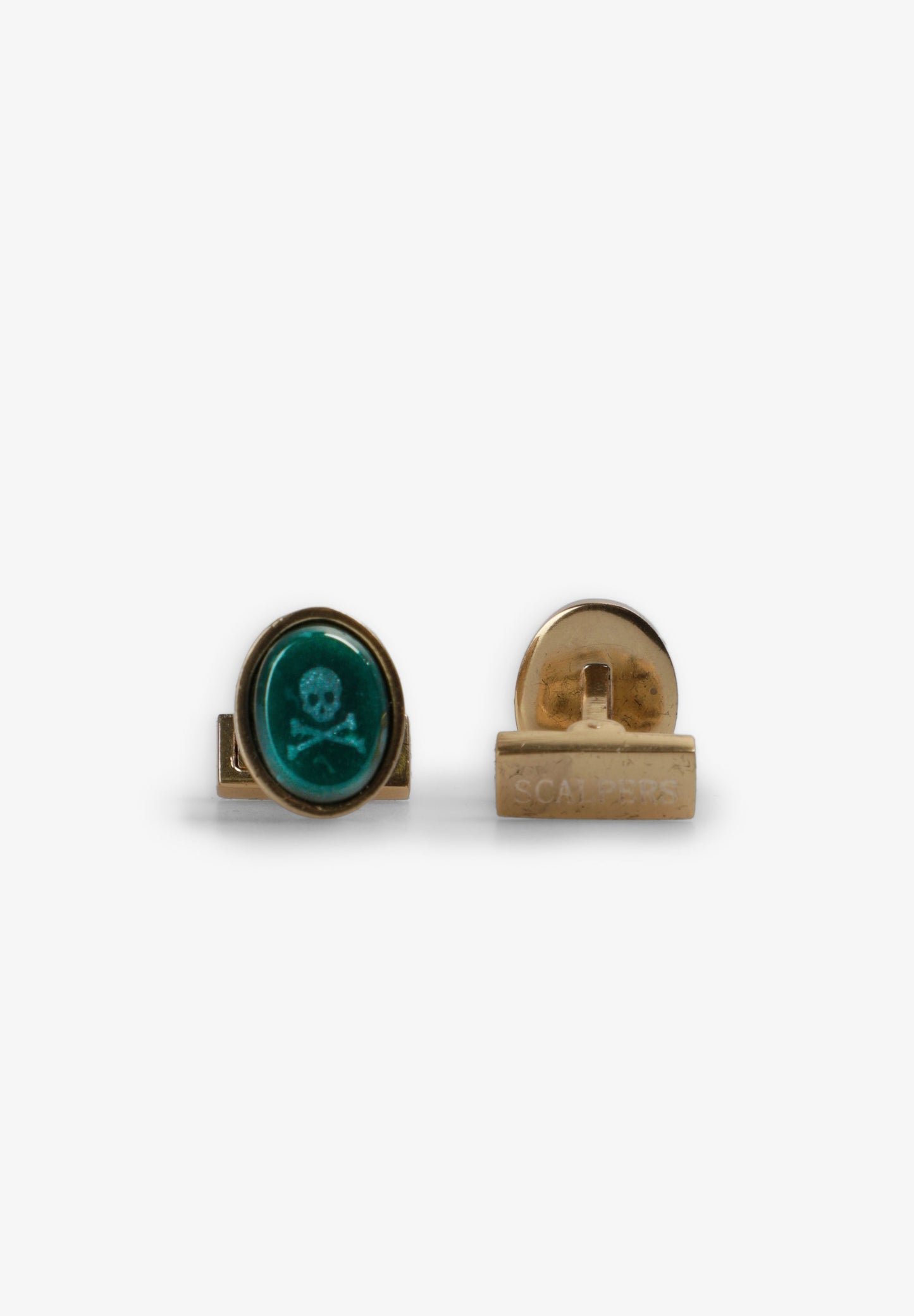 OVAL NATURAL STONE CUFFLINKS