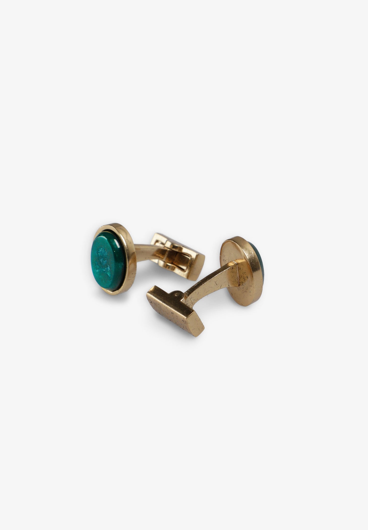 OVAL NATURAL STONE CUFFLINKS