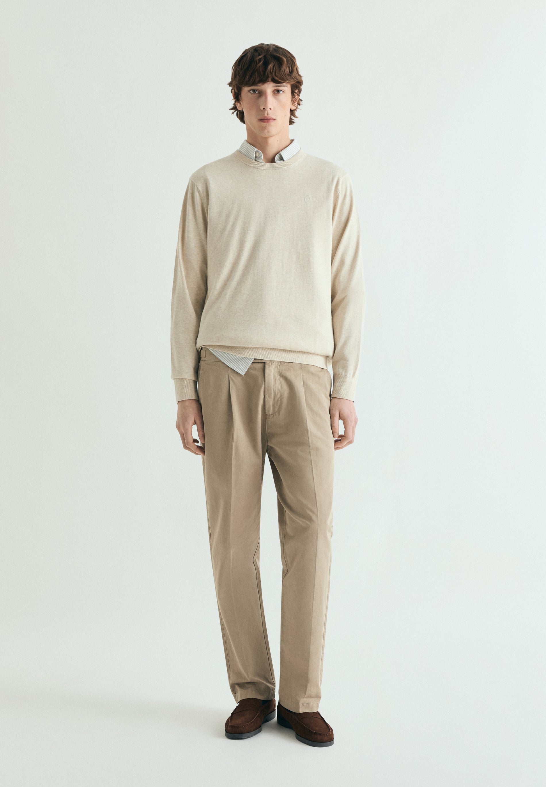 SUPIMA RIBBED SWEATER