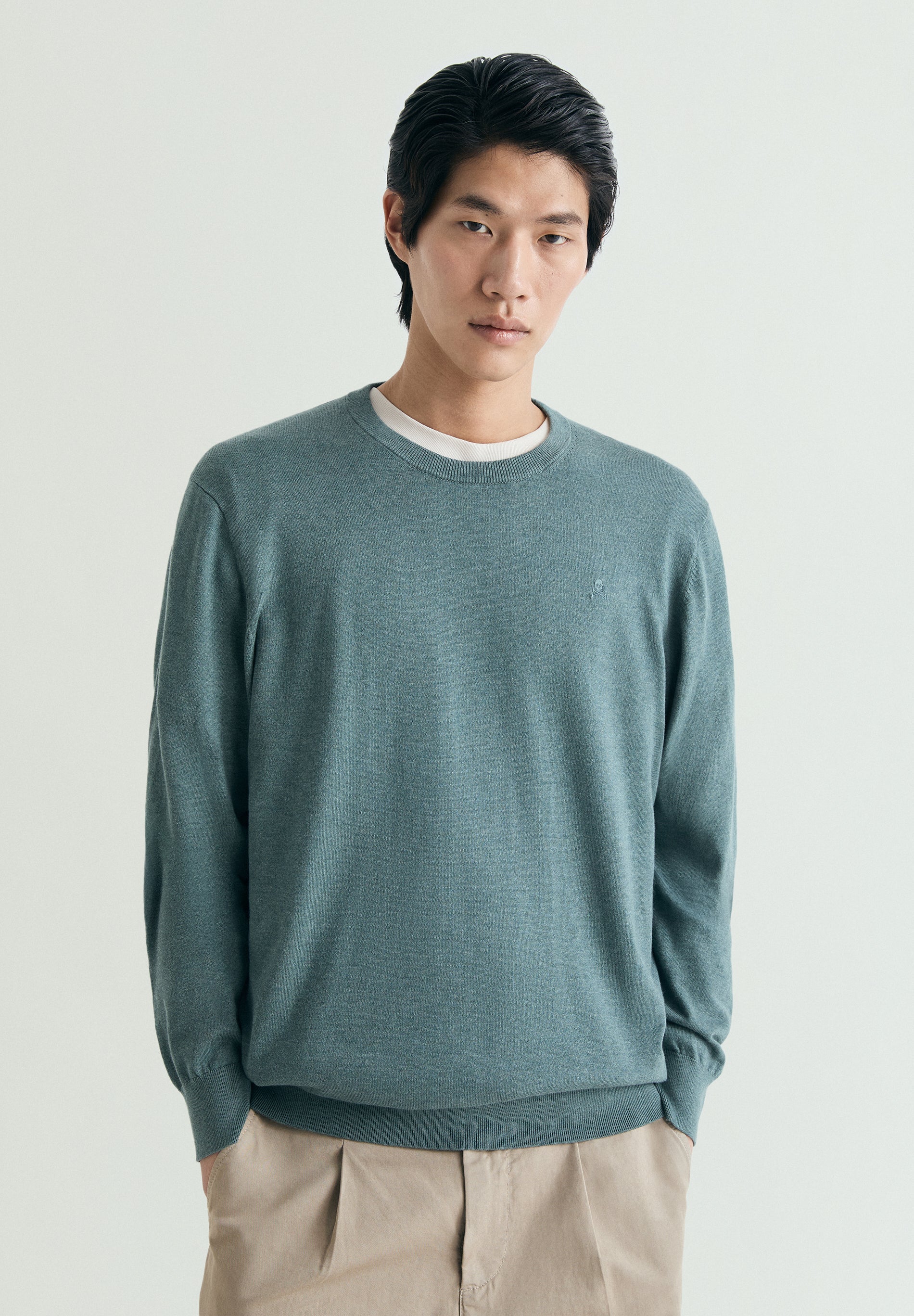 SUPIMA RIBBED SWEATER