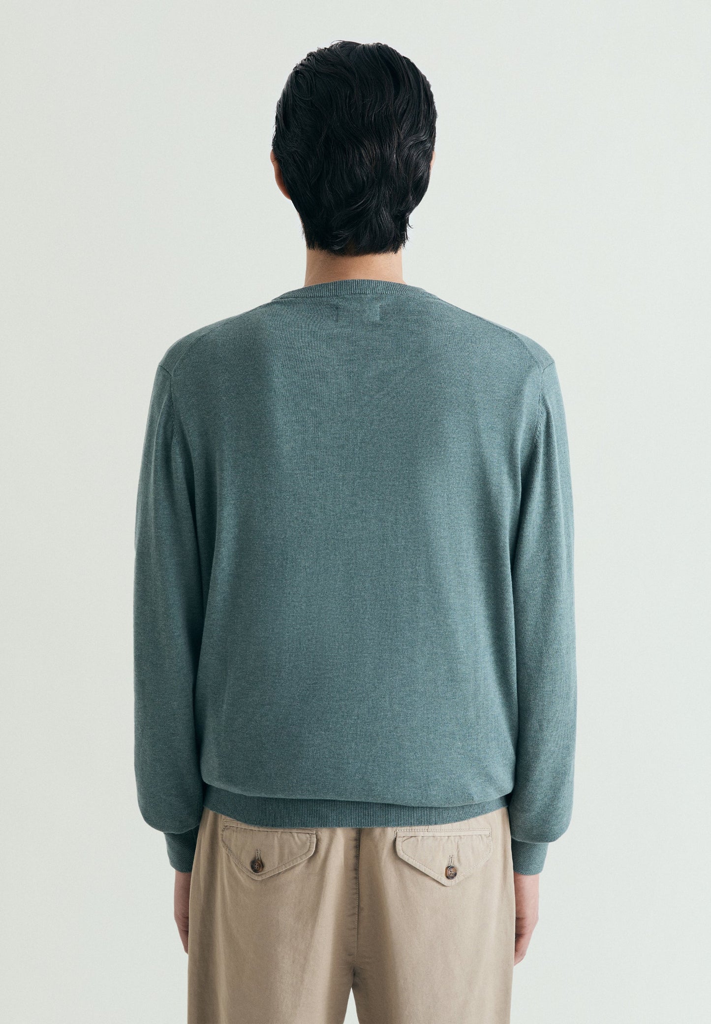 SUPIMA RIBBED SWEATER