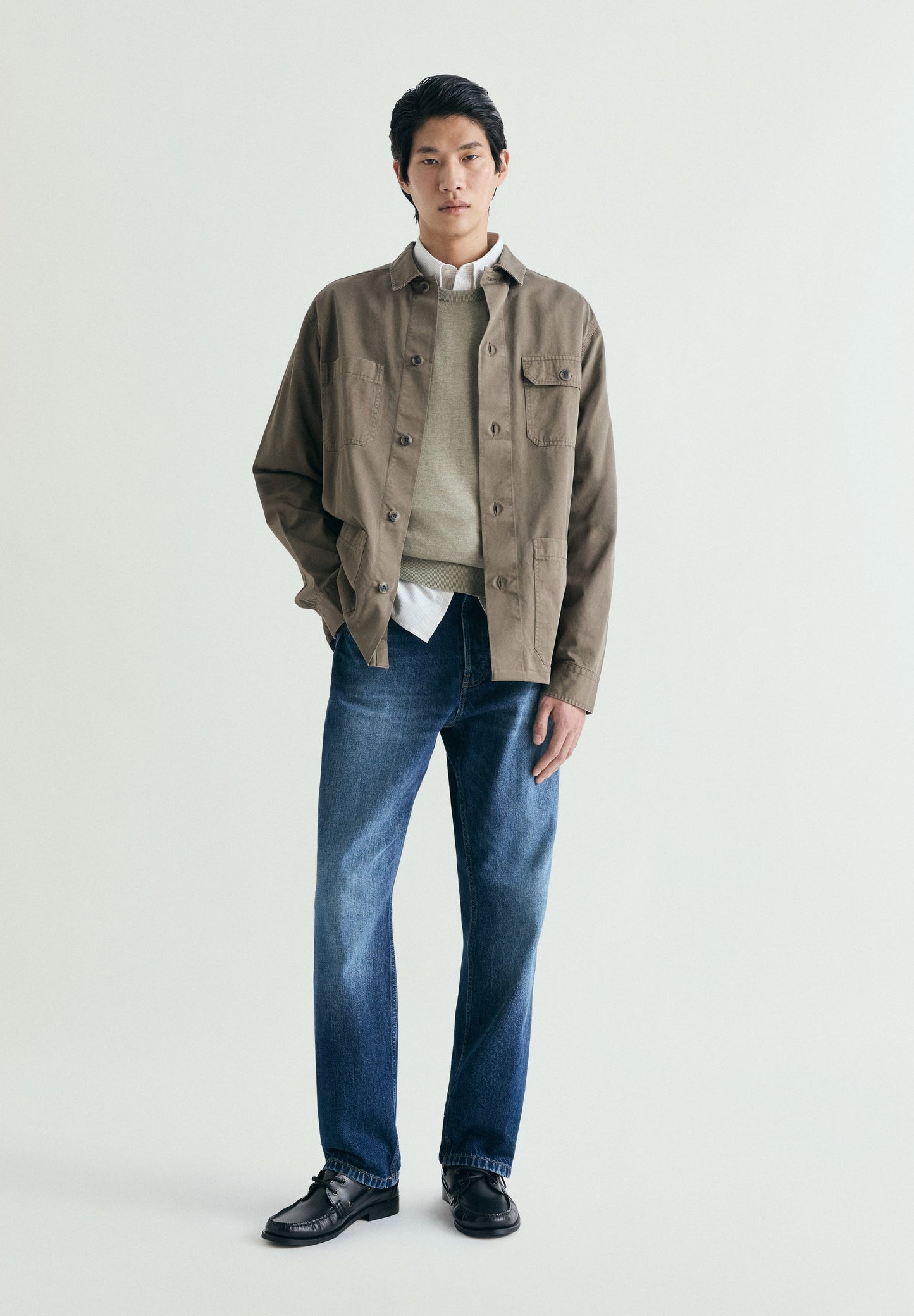 SUPIMA RIBBED SWEATER