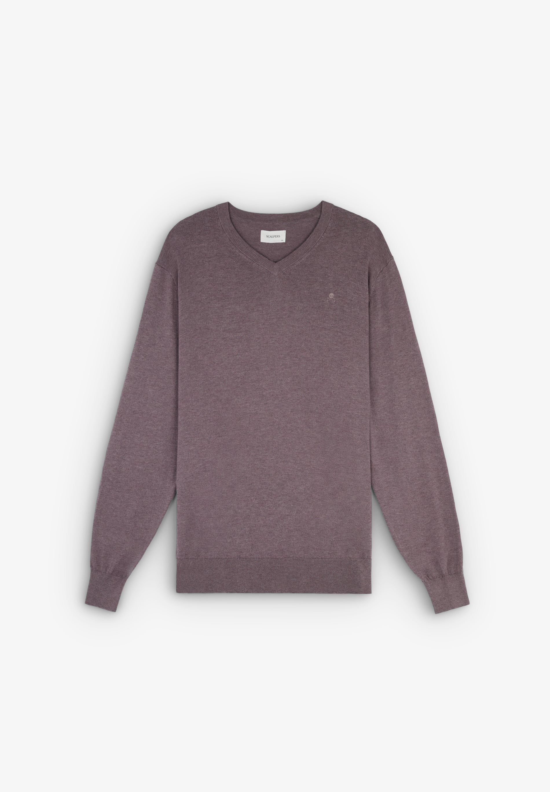 SUPIMA SWEATER WITH TONAL EMBROIDERY