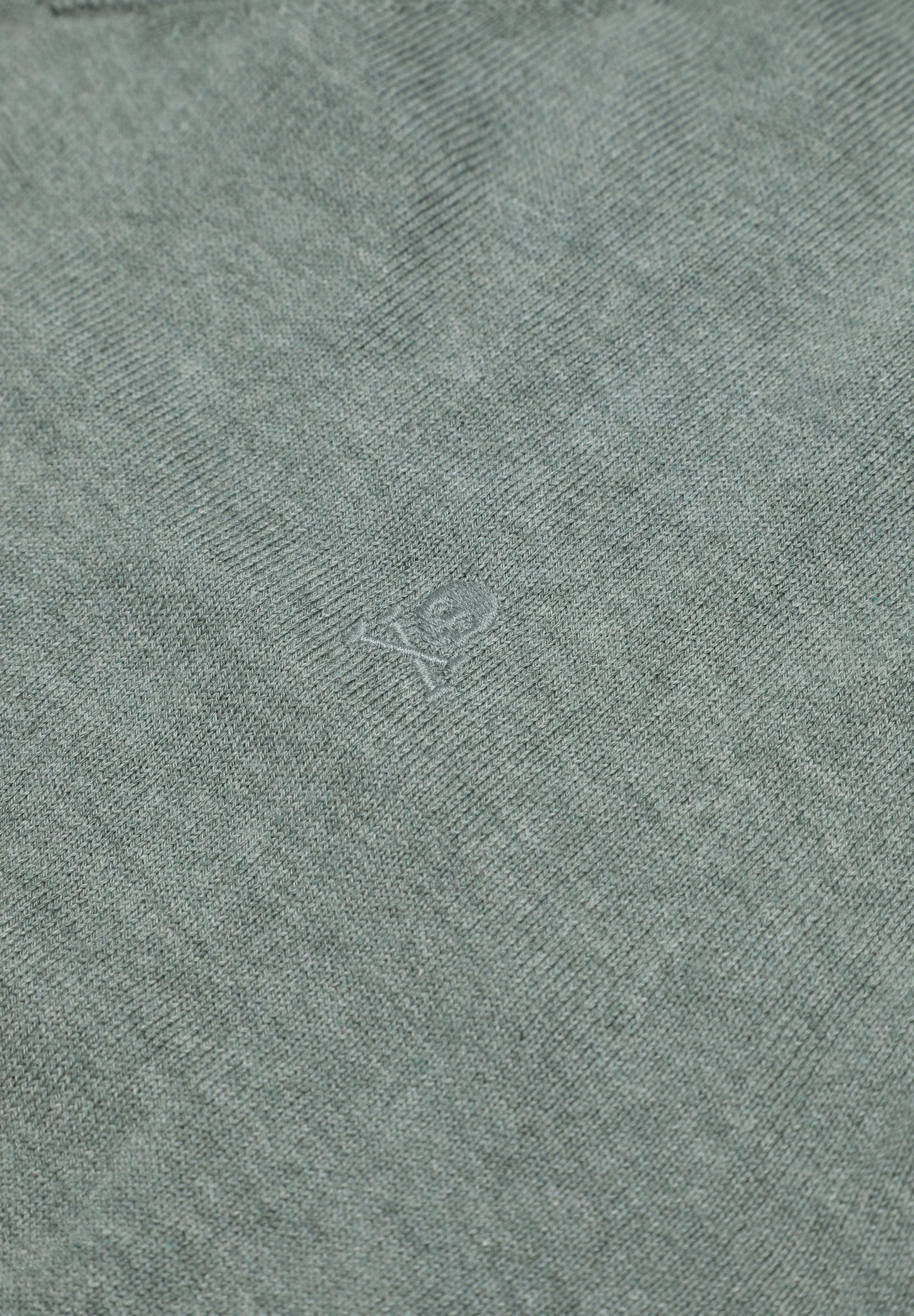 SUPIMA SWEATER WITH TONAL EMBROIDERY