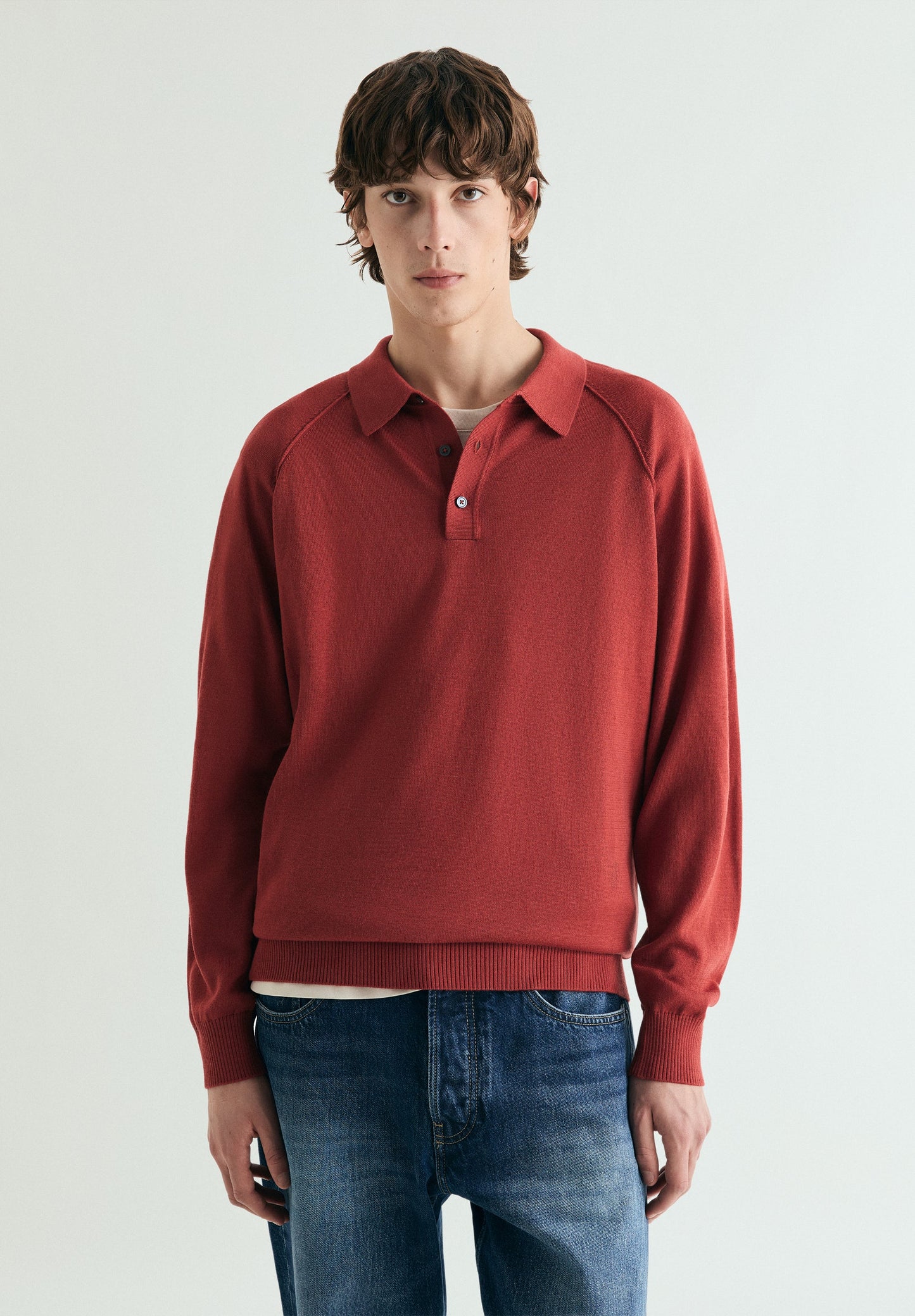 SCRANGLAN LS POLO TRICOT