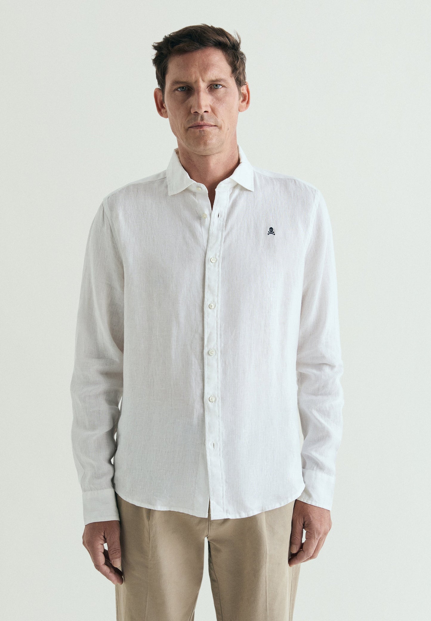 SLIM FIT LINEN SHIRT
