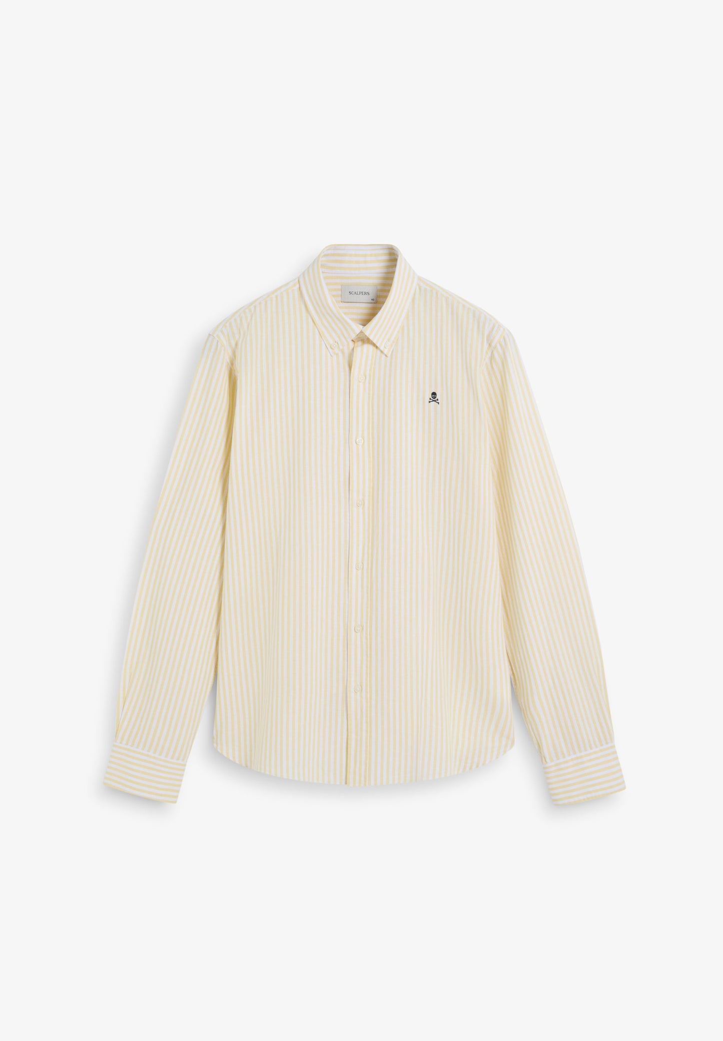 COTTON AND LINEN OXFORD SHIRT