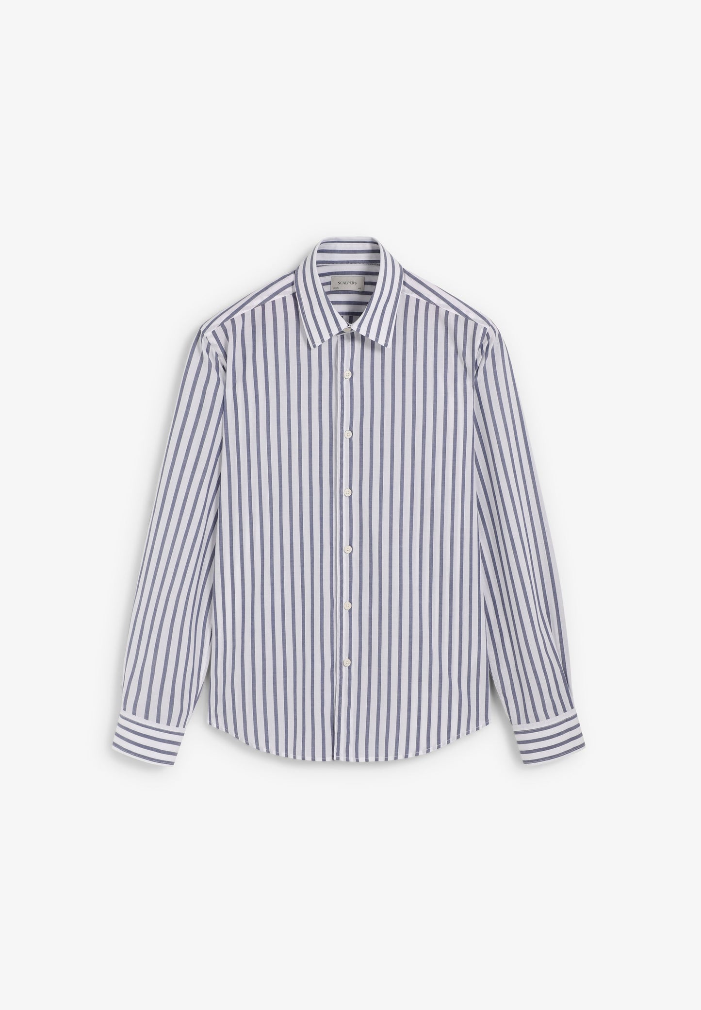 REGULAR FIT STRIPED COTTON SHIRT