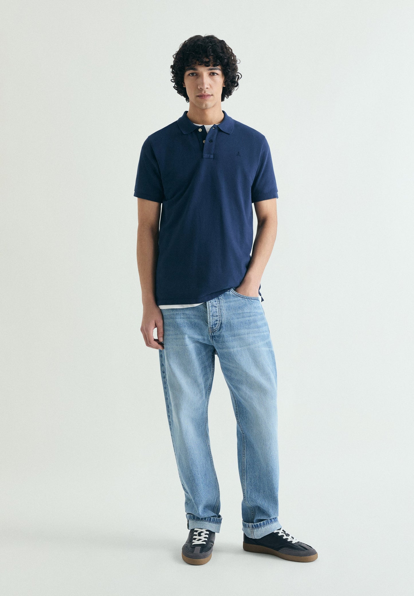 EMBROIDERED PIQUÉ POLO SHIRT