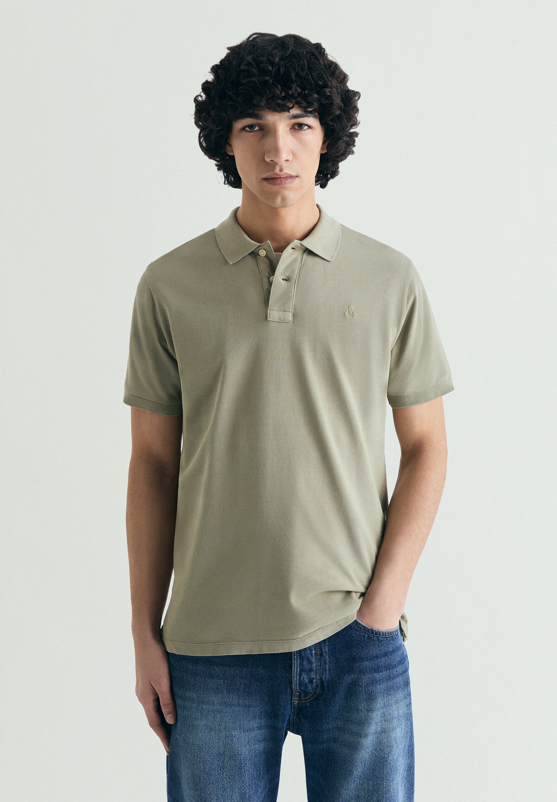 EMBROIDERED PIQUÉ POLO SHIRT