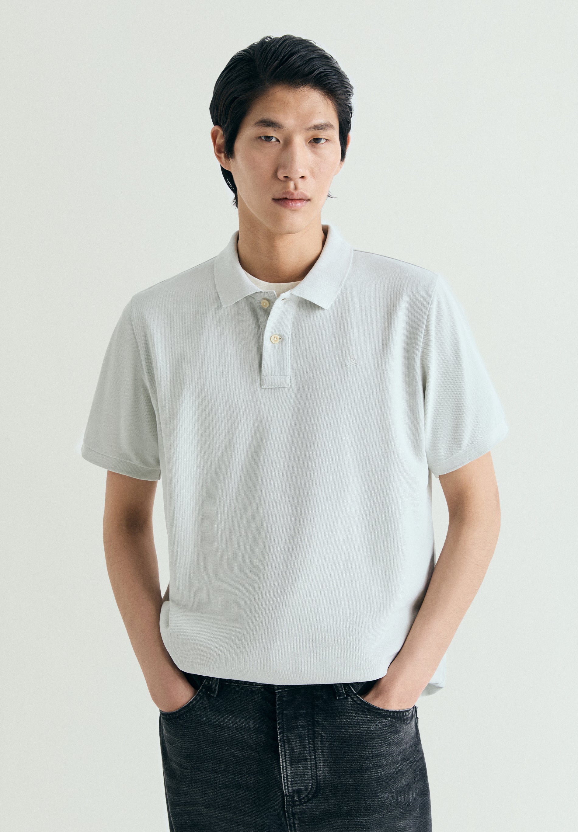 EMBROIDERED PIQUÉ POLO SHIRT