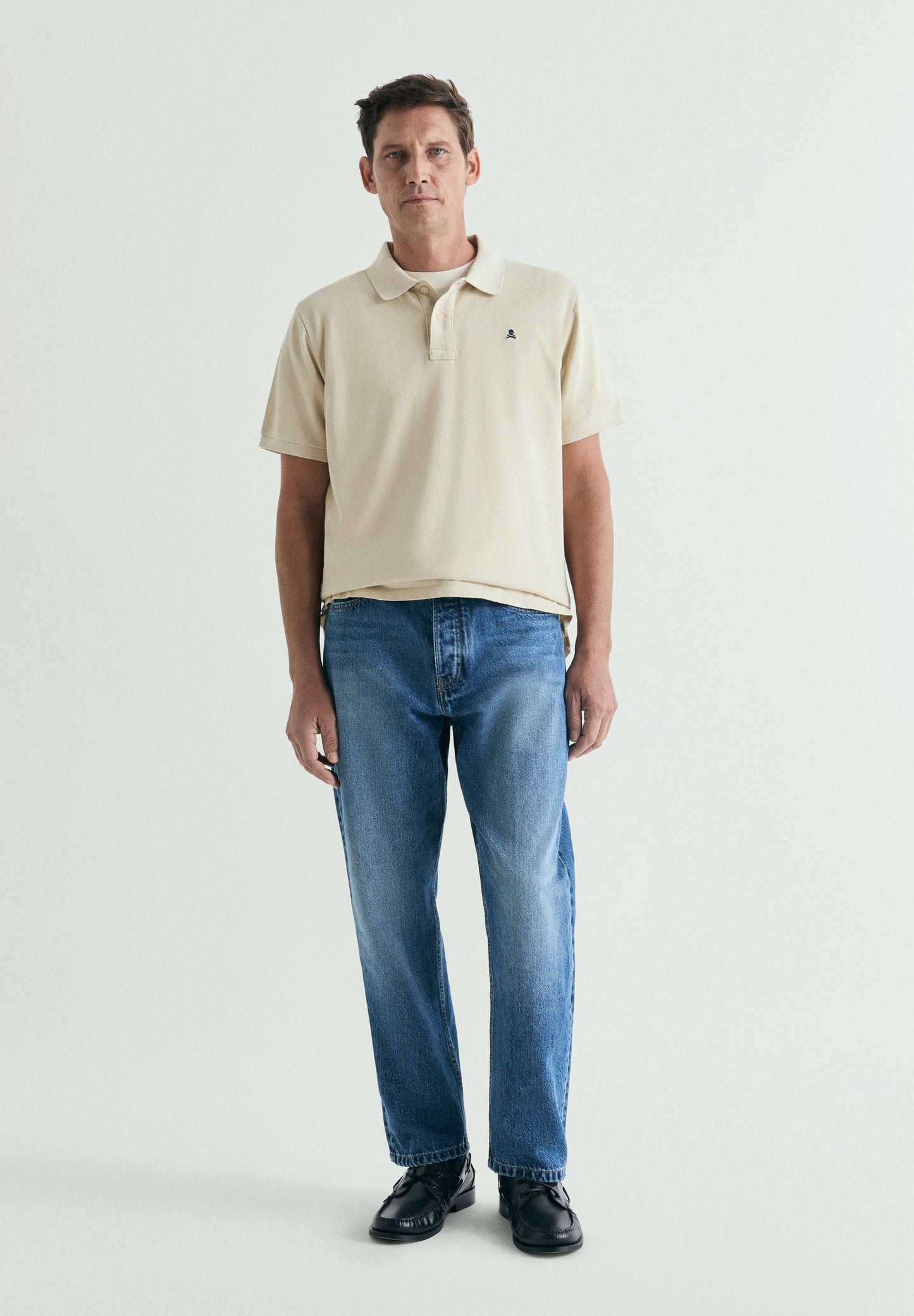 PIQUÉ POLO SHIRT WITH CONTRAST EMBROIDERY