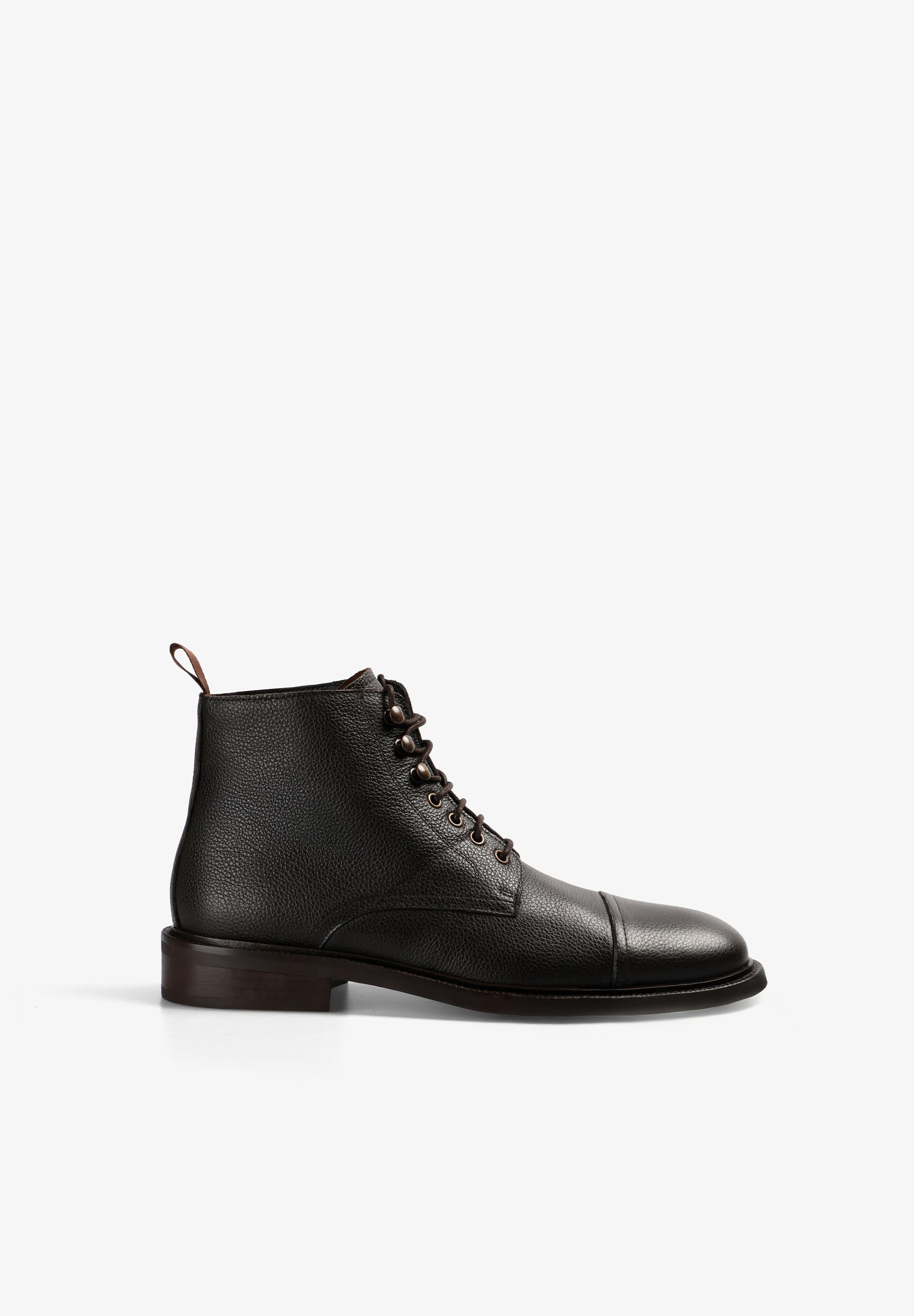 LEATHER DERBY BOOTS
