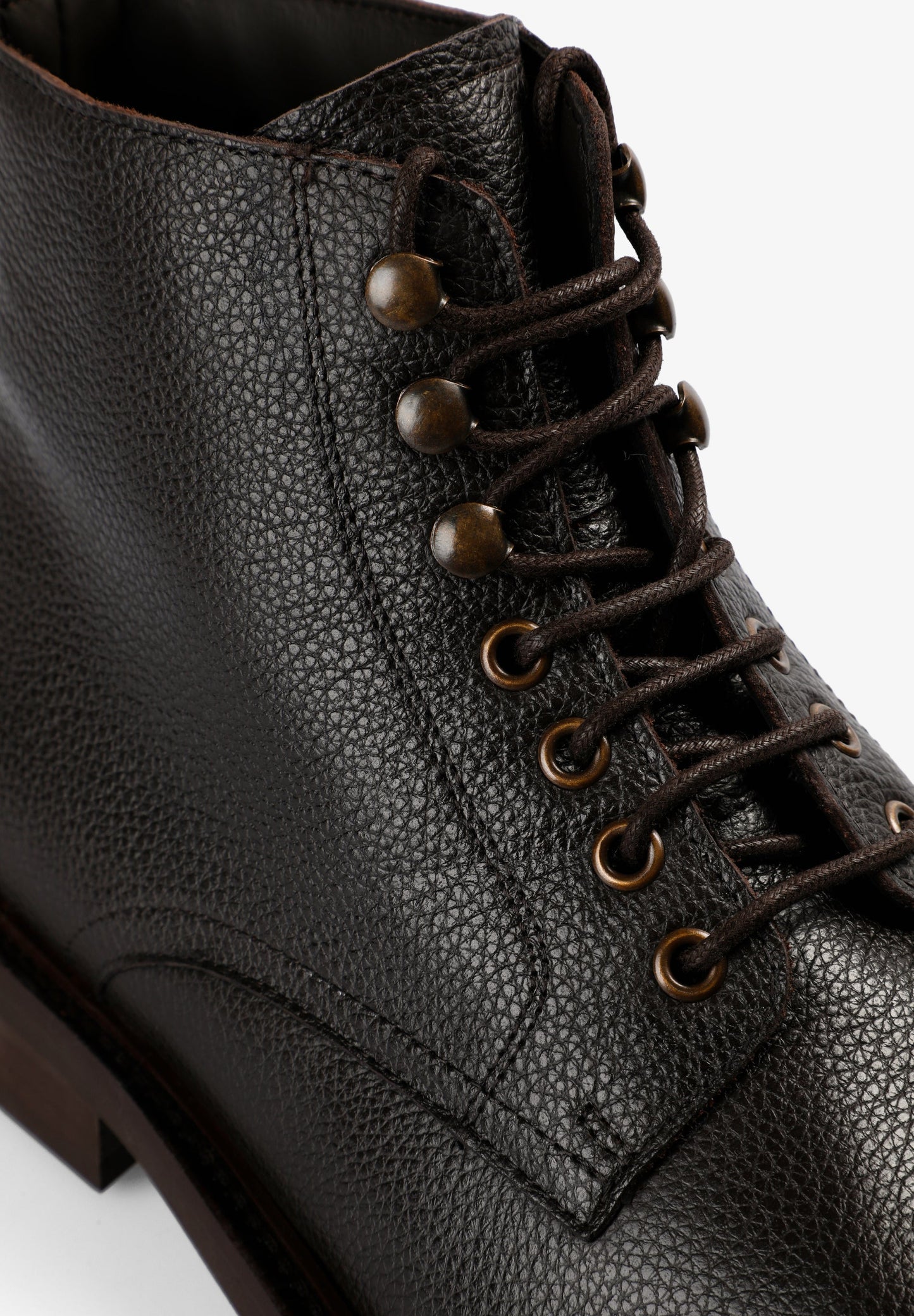 LEATHER DERBY BOOTS