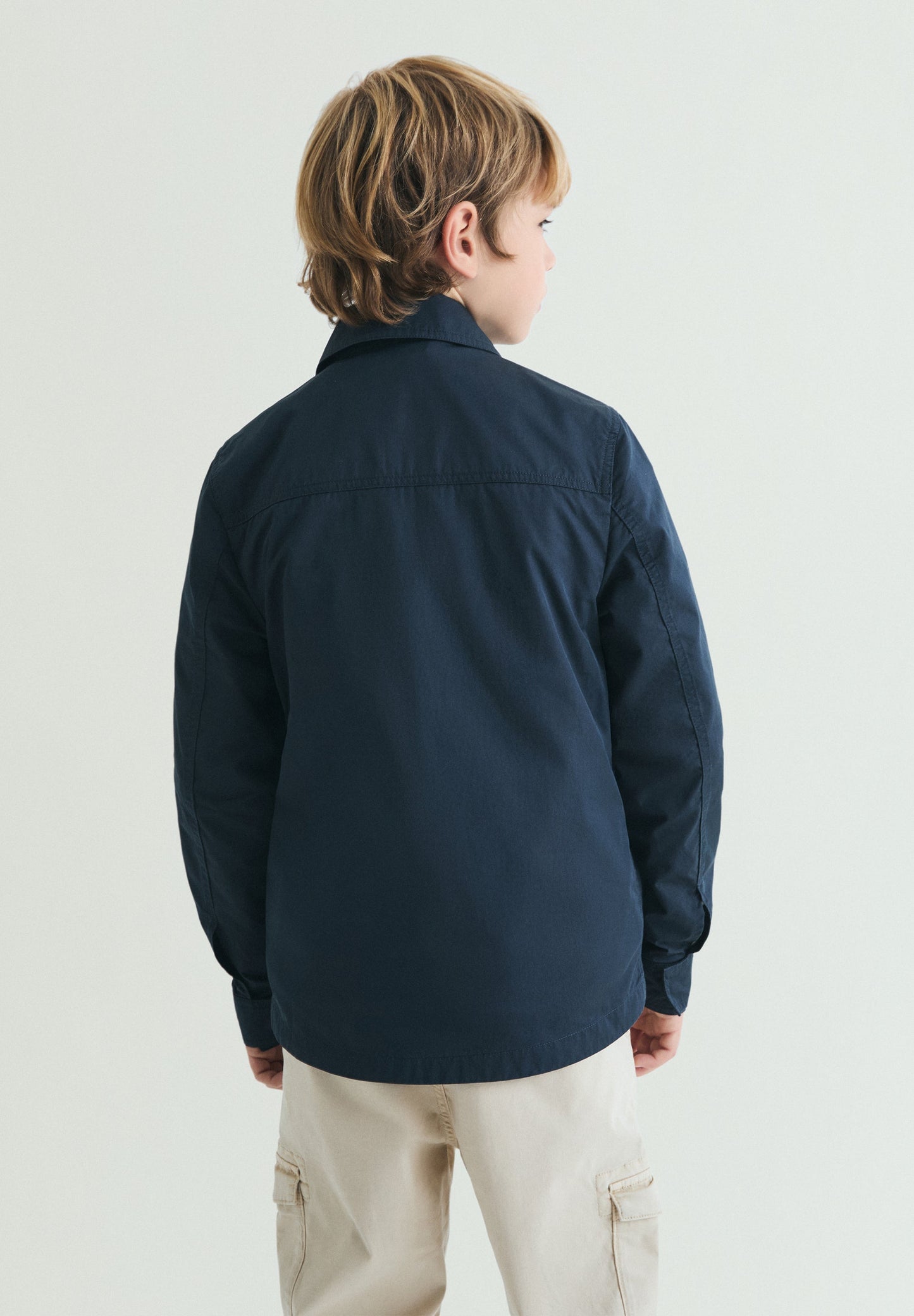 NAVY JACKET WITH POCKET