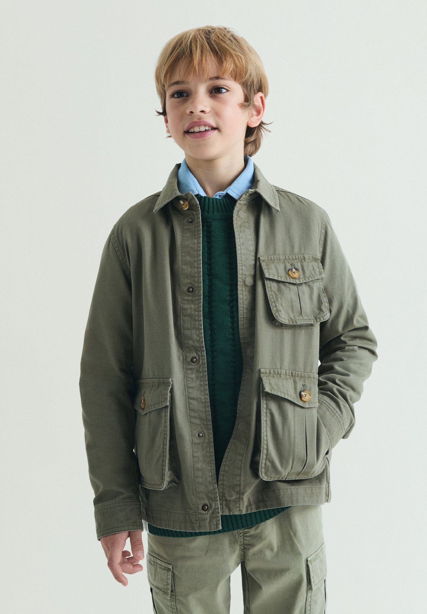 SAFARI JACKET WITH POCKETS