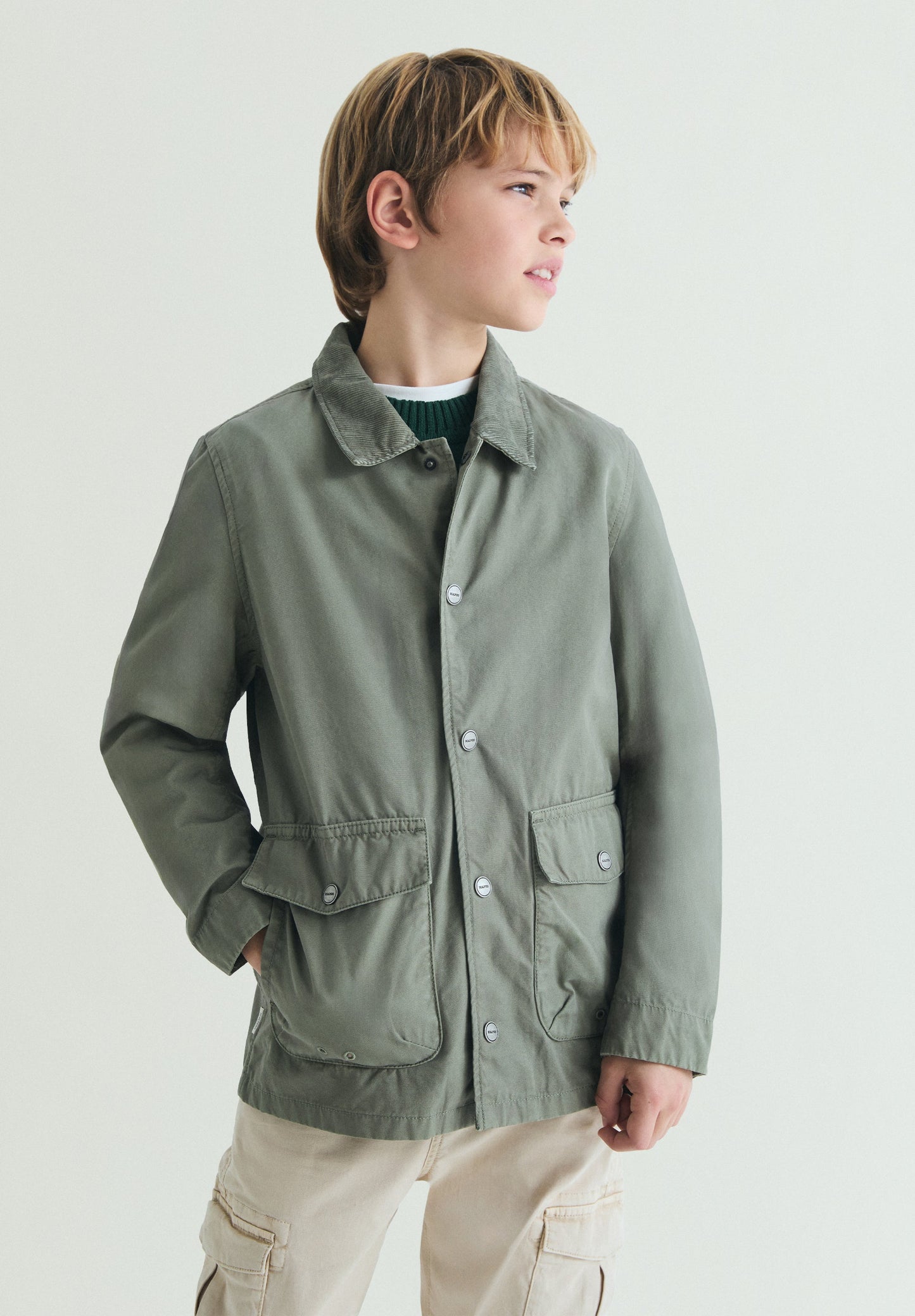 COTTON JACKET WITH POCKETS