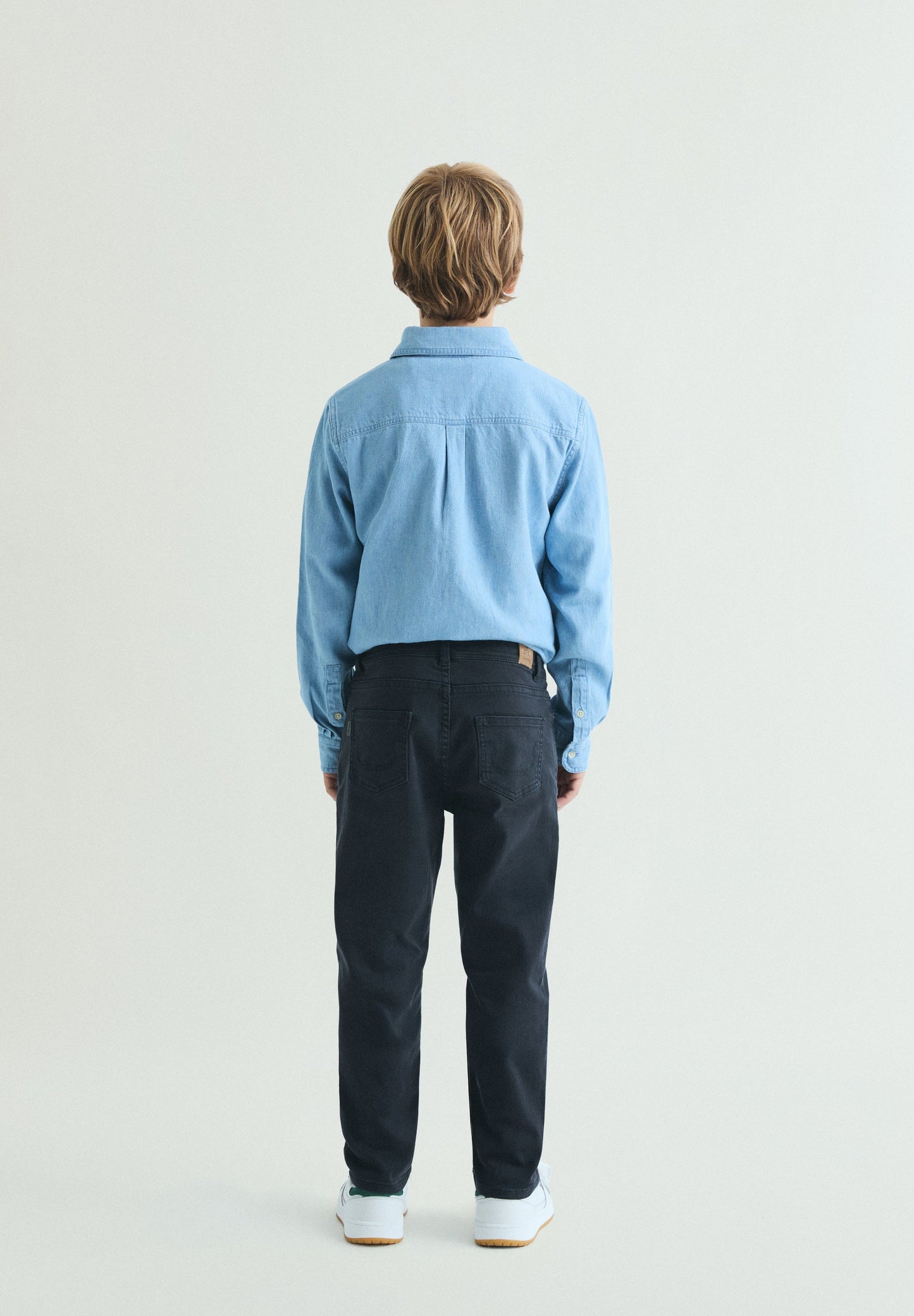 SLIM FIT FIVE-POCKET TROUSERS