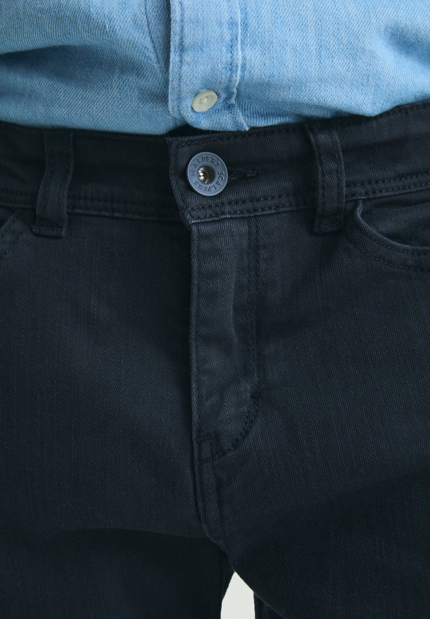 SLIM FIT FIVE-POCKET TROUSERS