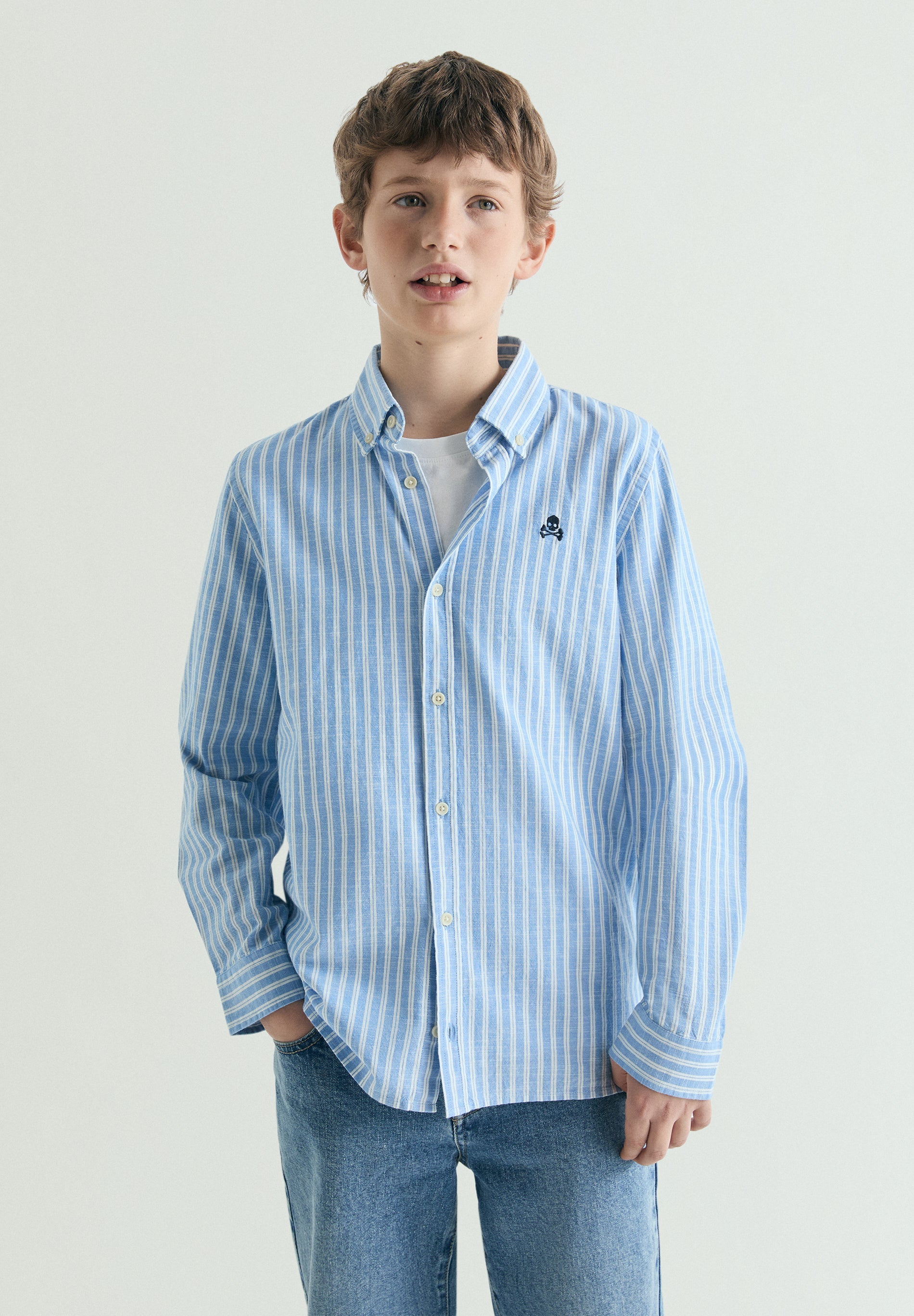 REGULAR FIT STRIPED SHIRT