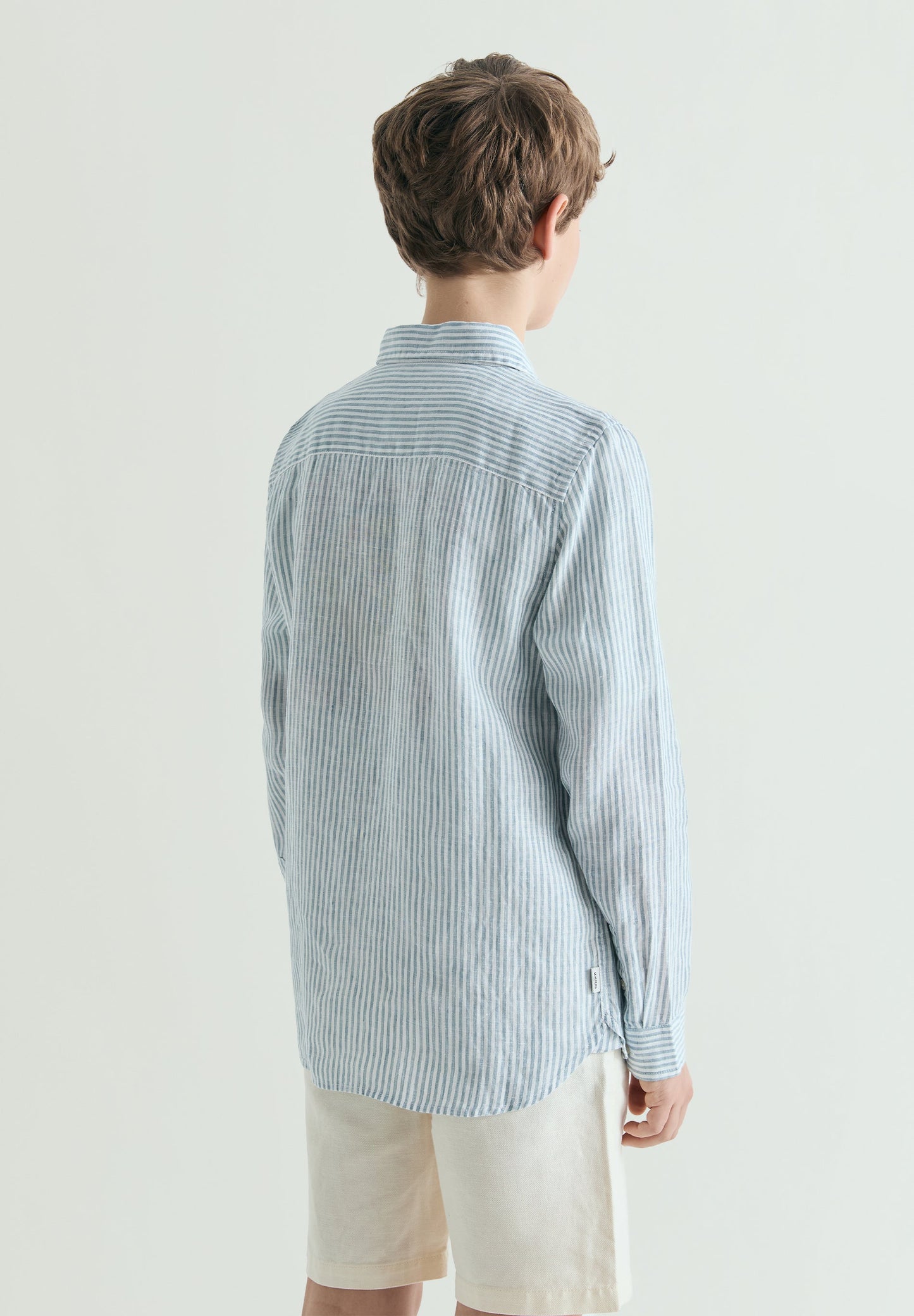 STRIPED LINEN SHIRT