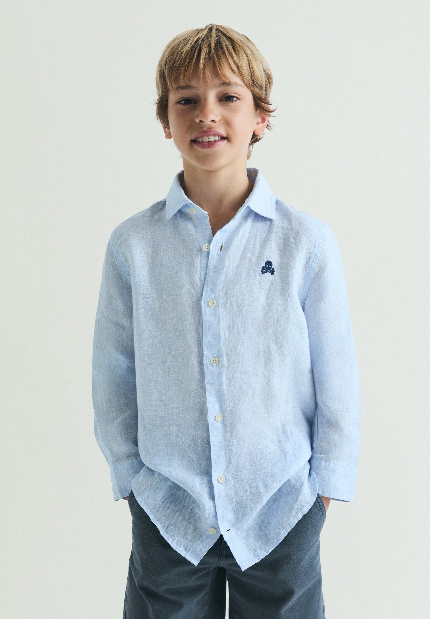 STRIPED LINEN SHIRT