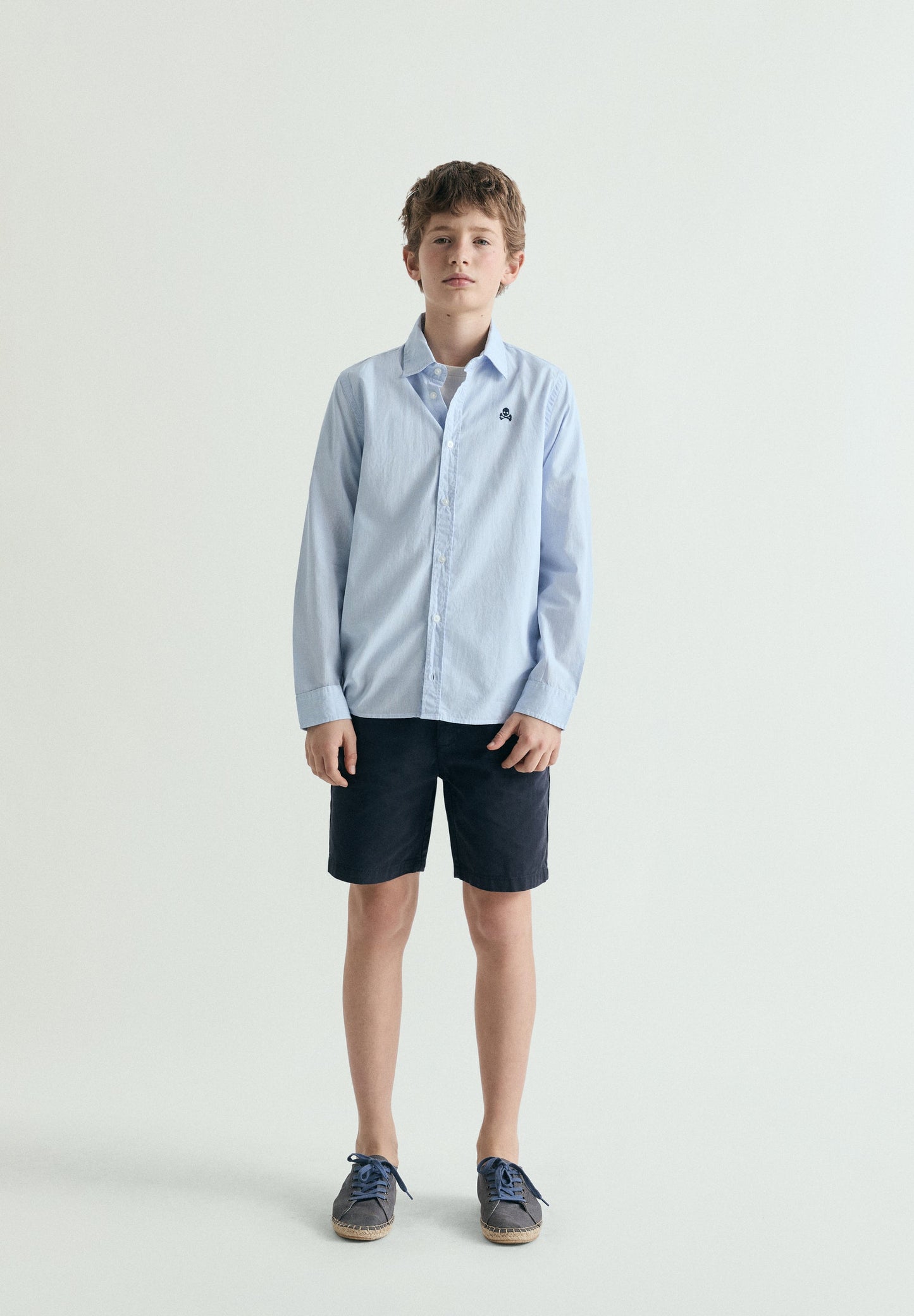 REGULAR FIT SKULL SHIRT