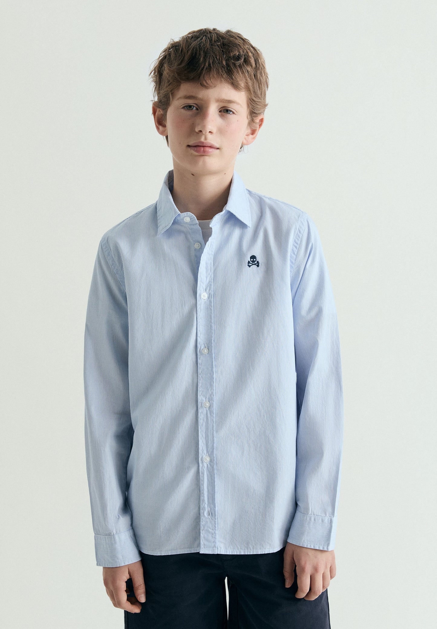REGULAR FIT SKULL SHIRT