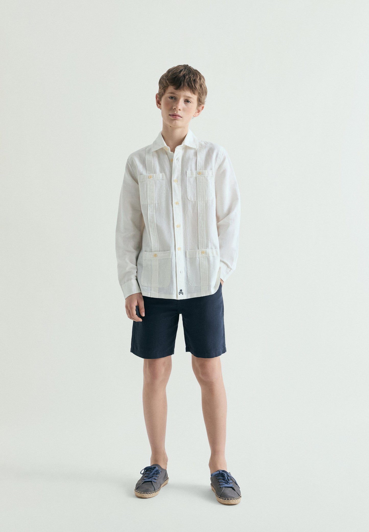 LINEN GUAYABERA SHIRT
