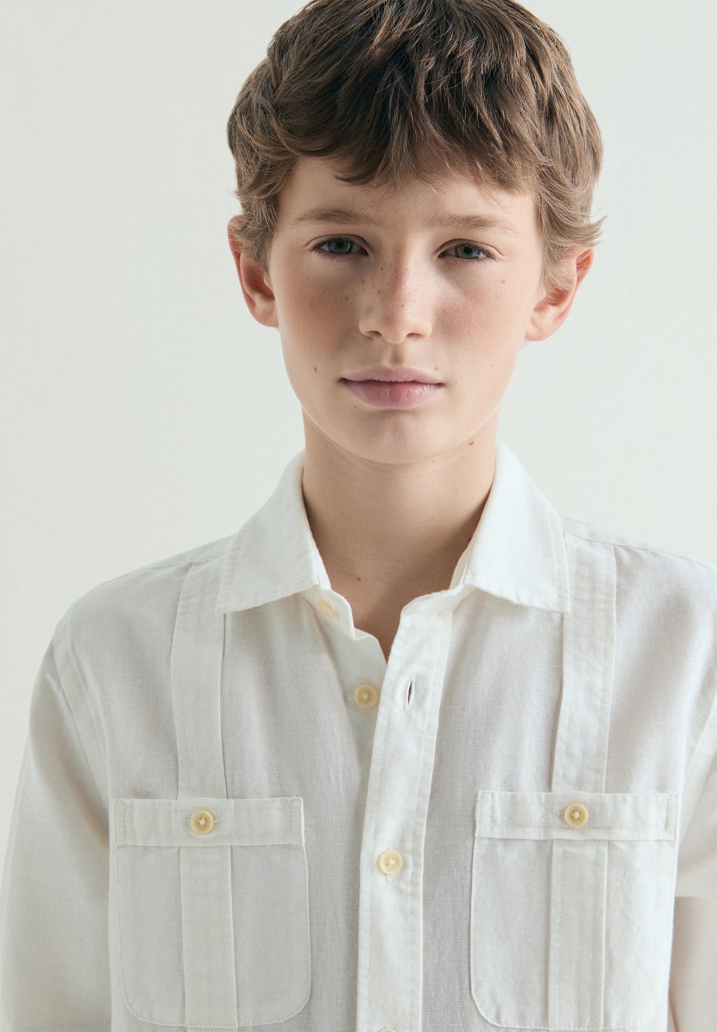 LINEN GUAYABERA SHIRT