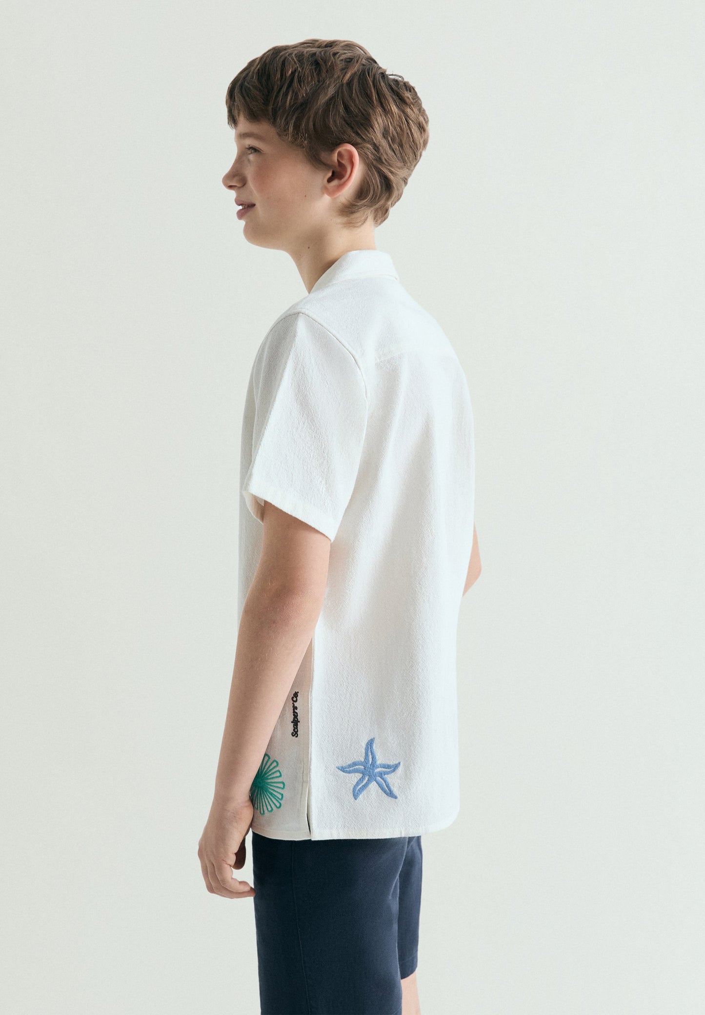 SCBEACH EMB SS SHIRT KIDS