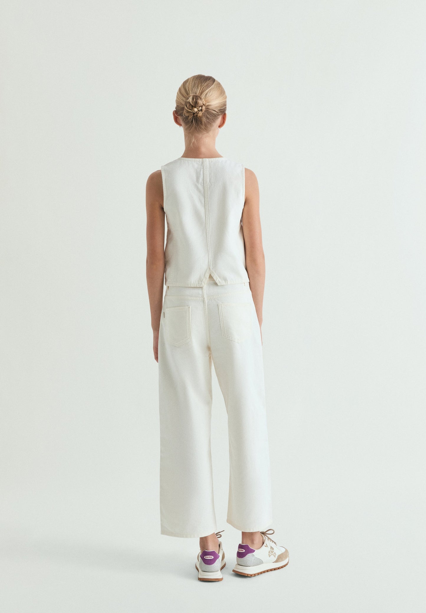 CULOTTE JEANS WITH EMBROIDERY