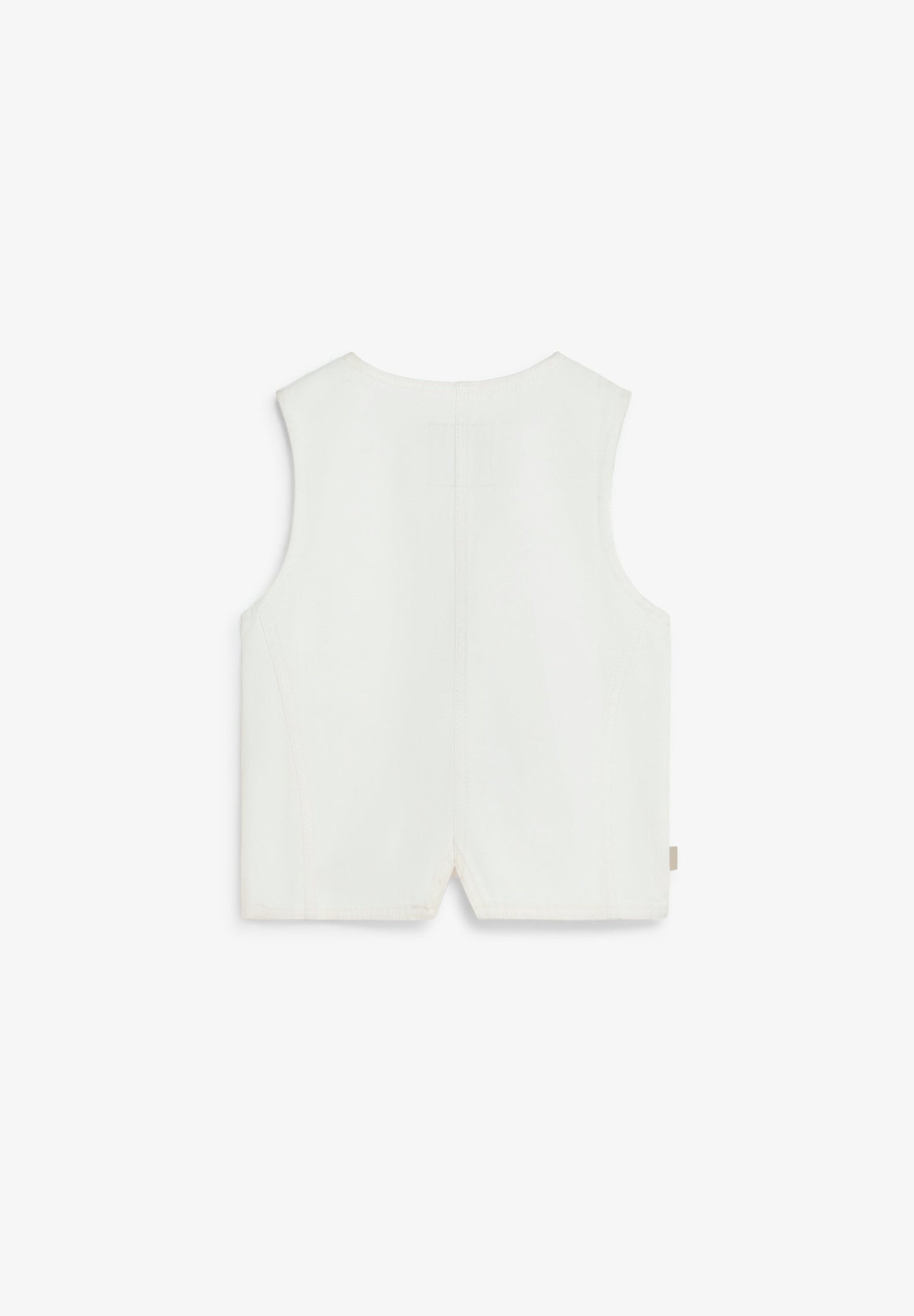 EMBROIDERED DENIM WAISTCOAT