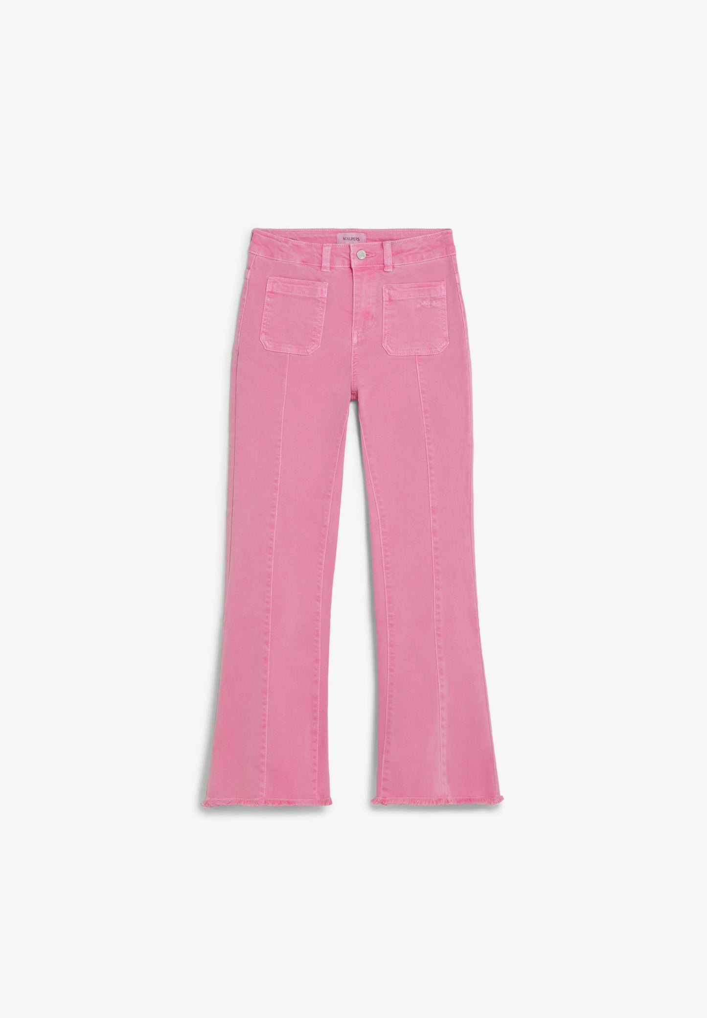 FLARED TROUSERS WITH SEAMS