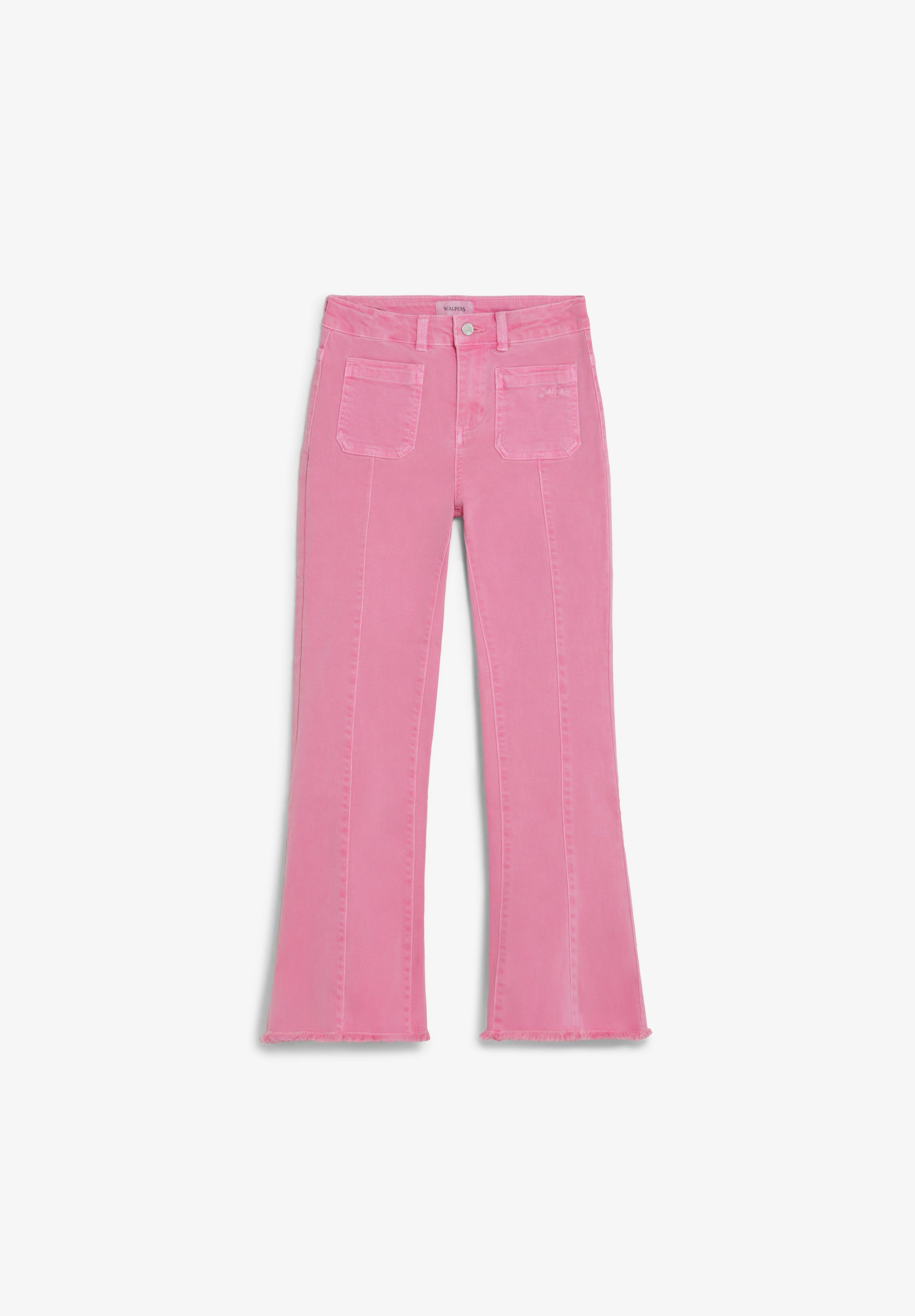 FLARED TROUSERS WITH SEAMS