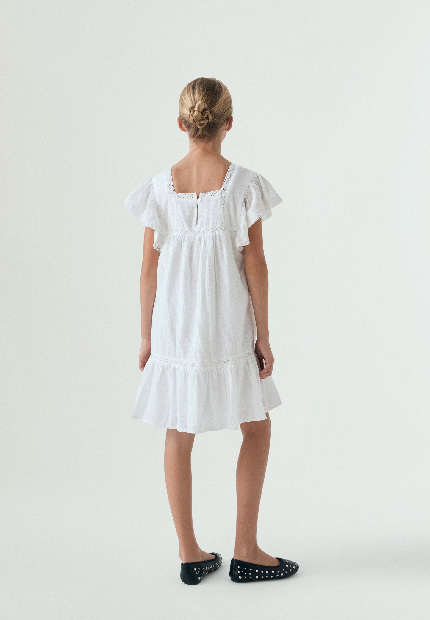 COTTON DRESS WITH DETAILS