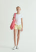 ANIMAL PRINT SHORTS WITH BUTTON
