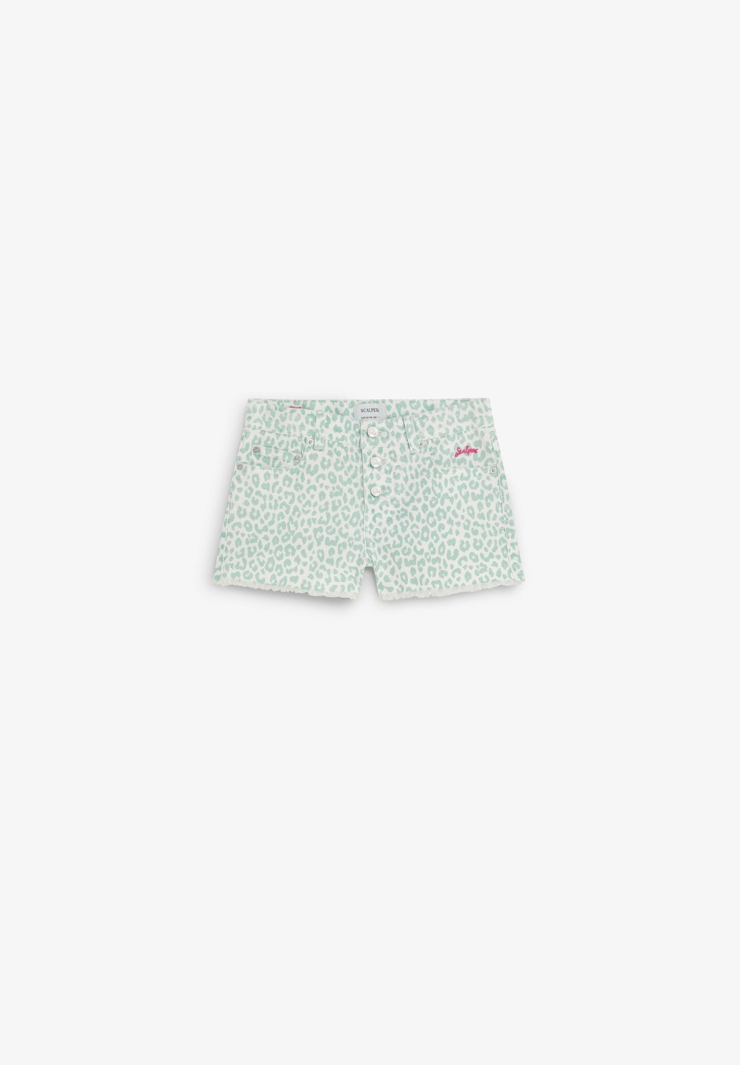 ANIMAL PRINT SHORTS WITH BUTTON