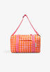 GINGHAM DUFFLE BAG