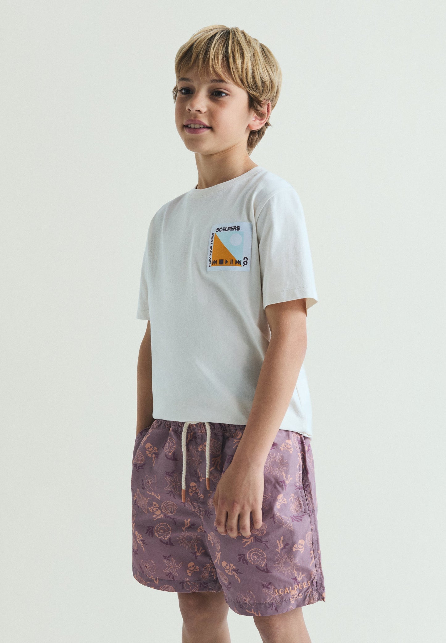 NAUTICAL SWIMMING TRUNKS