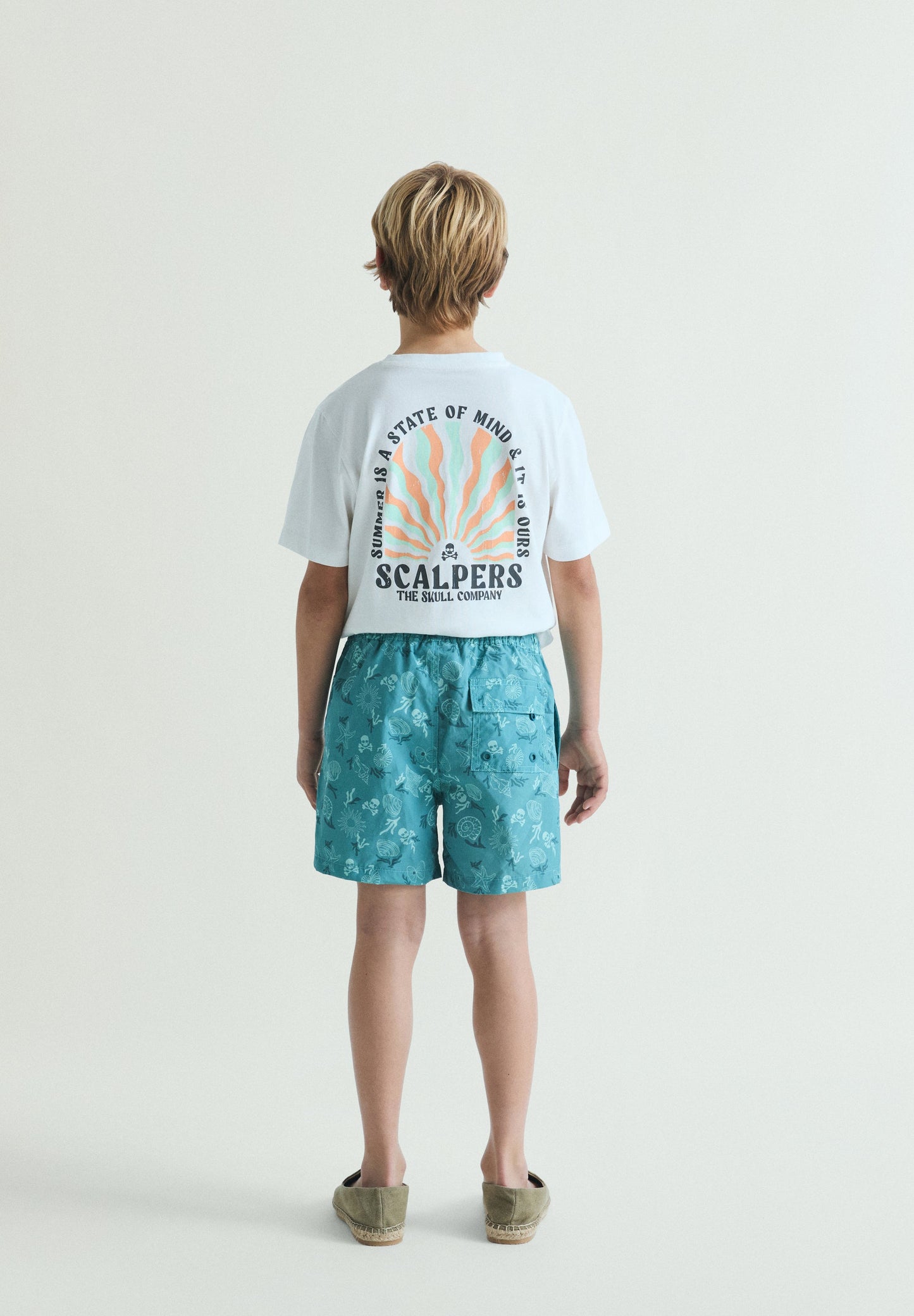 NAUTICAL SWIMMING TRUNKS
