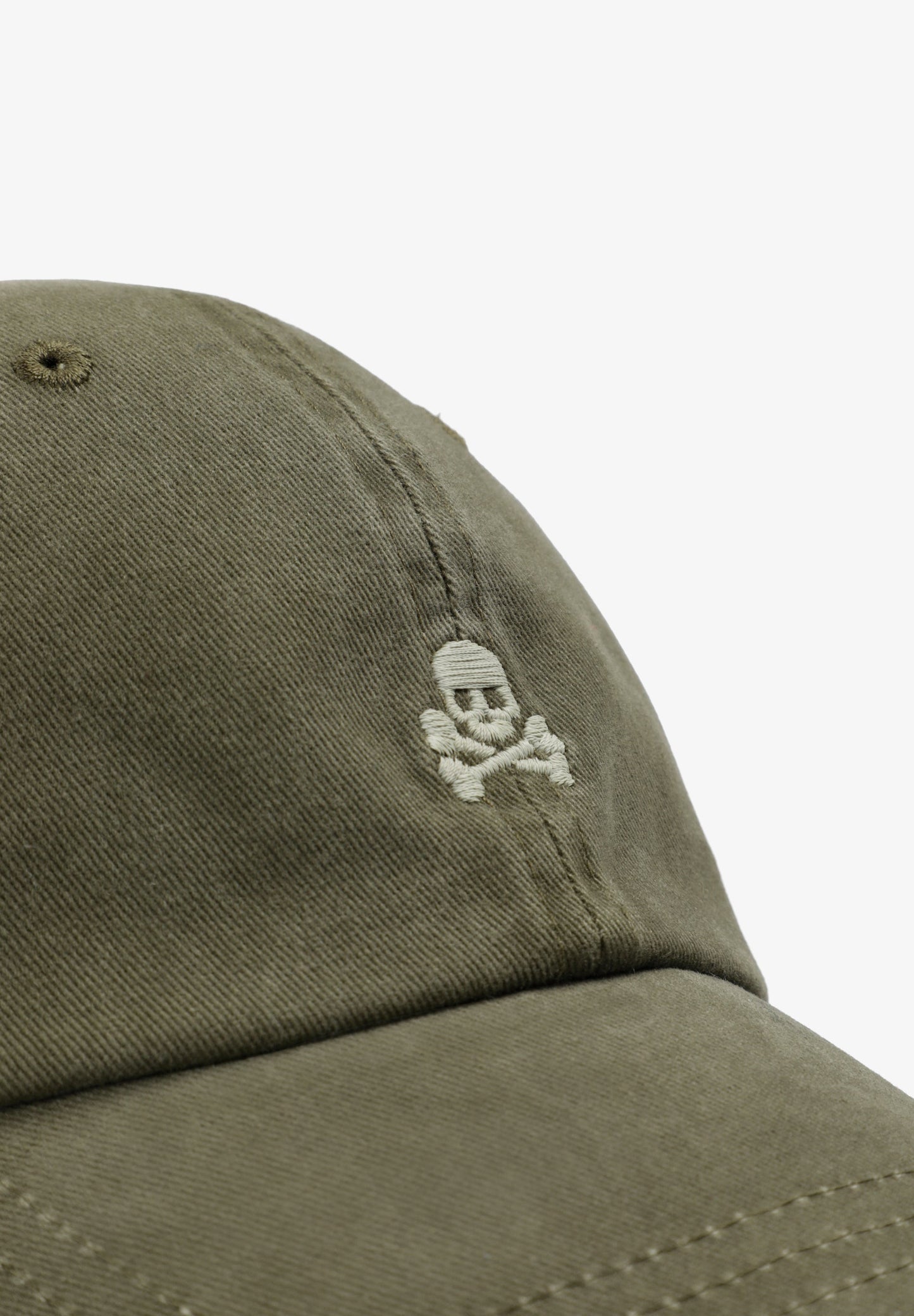 EMBROIDERED SKULL CAP