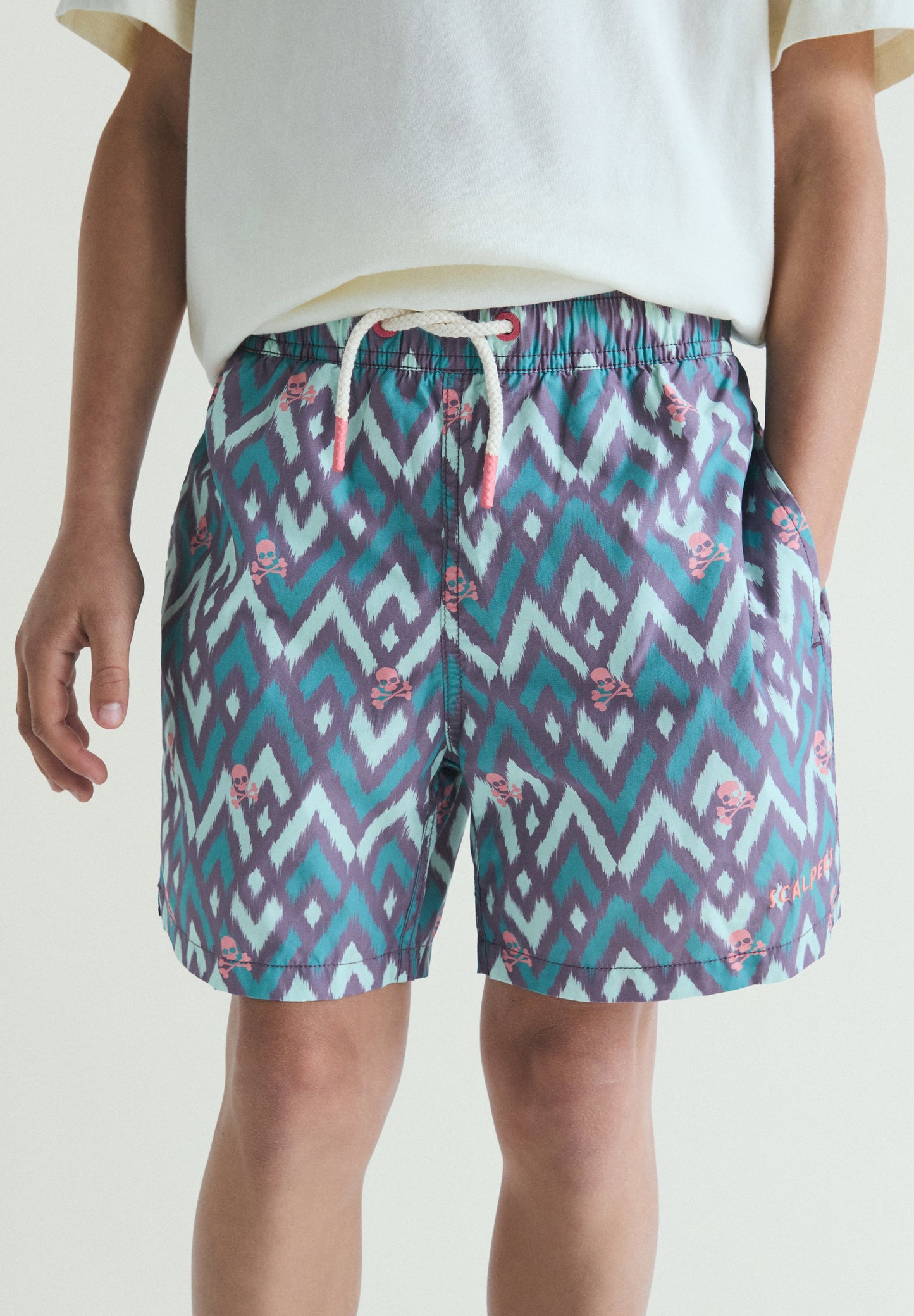 IKAT PRINT SWIMMING TRUNKS