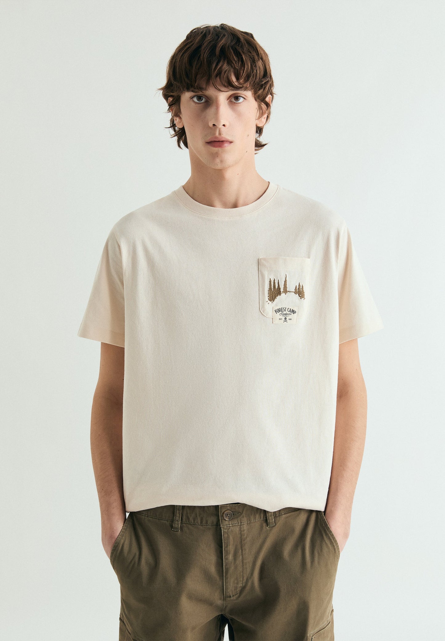 CAMISETA ESTAMPADA EFECTO LAVADO - Scalpers