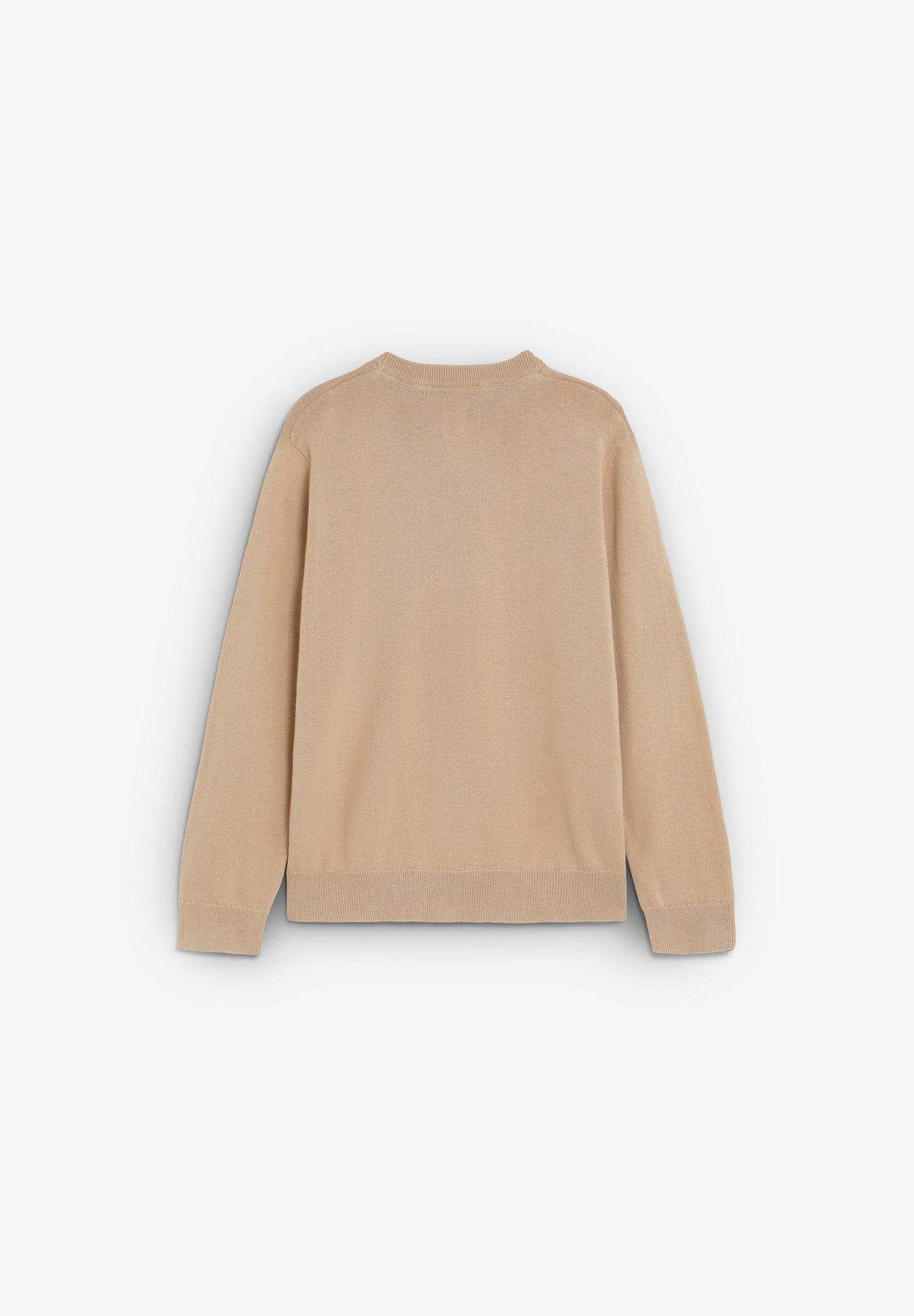 ROUND NECK COTTON SWEATER