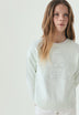 SWEATER WITH STUDDED SKULL